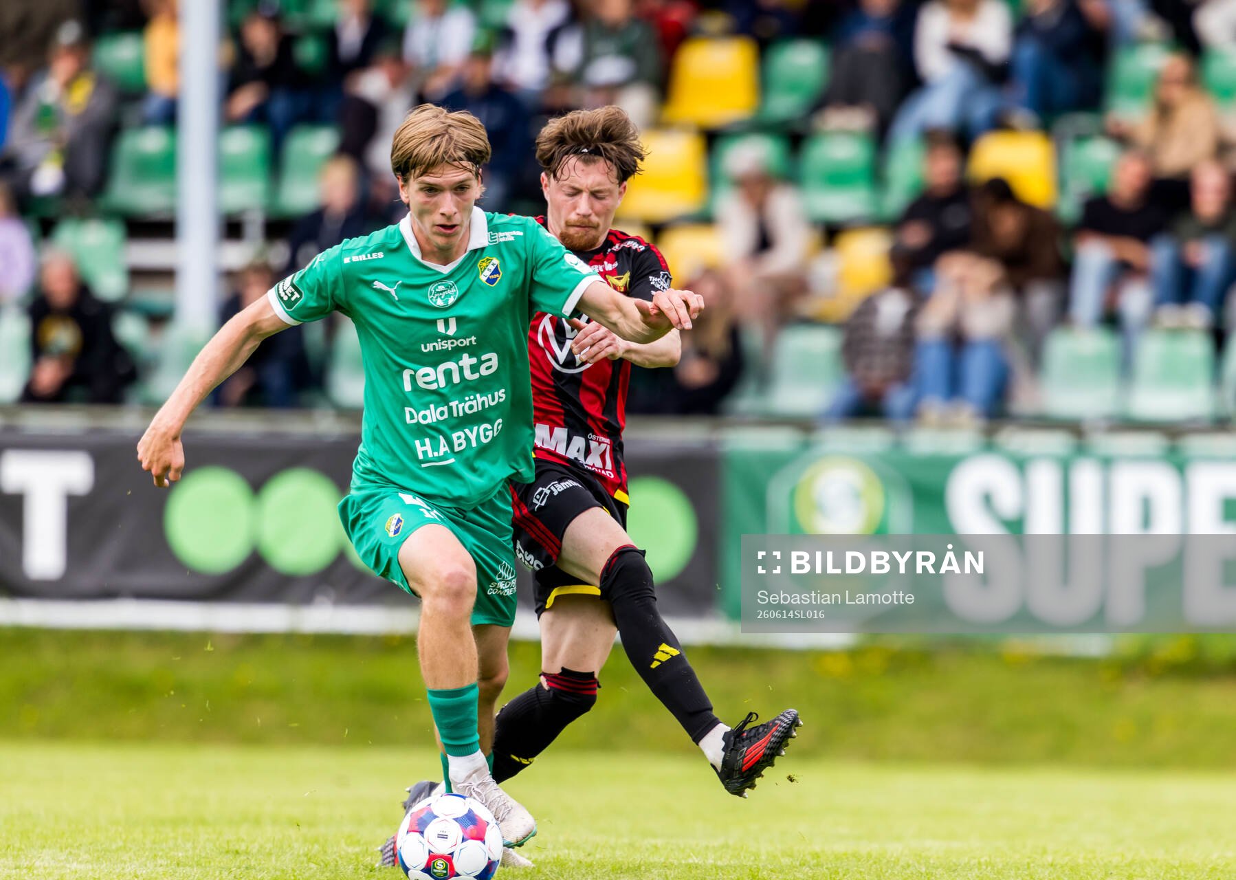 Ljungskiles David Frisk och Östersunds Daniel Miljanovic