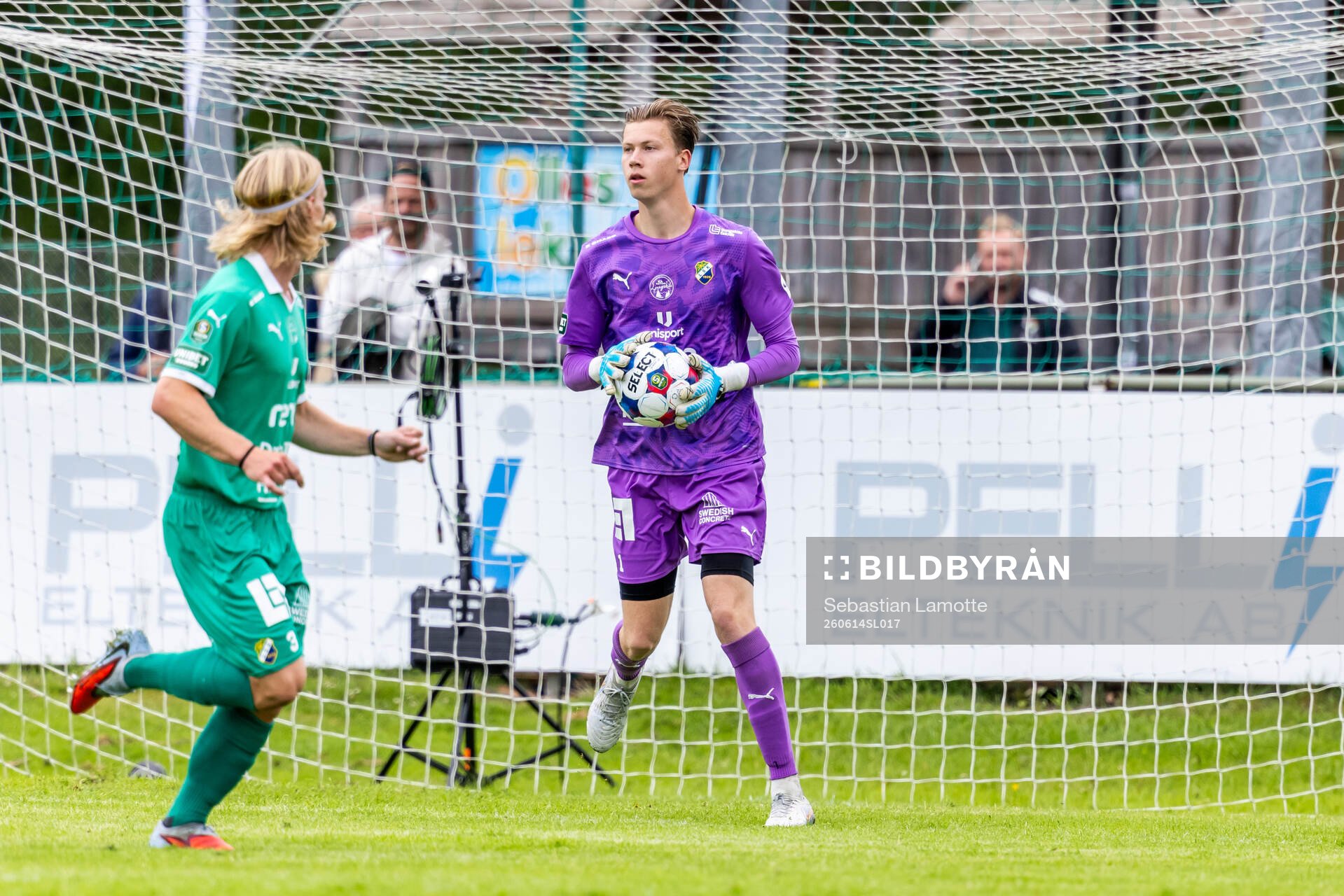 Ljungskiles målvakt Lukas Eriksson