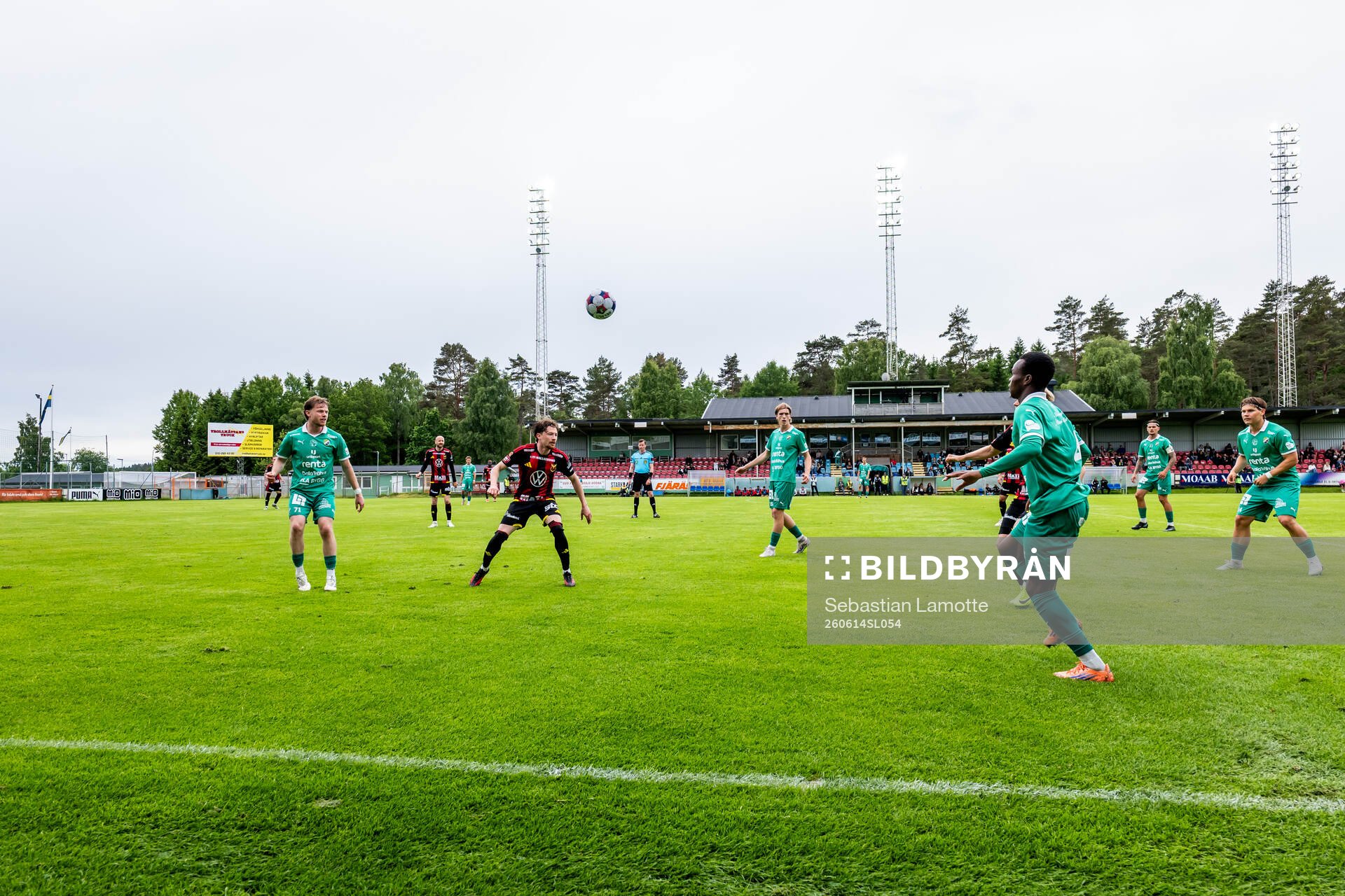 Vy över arenan