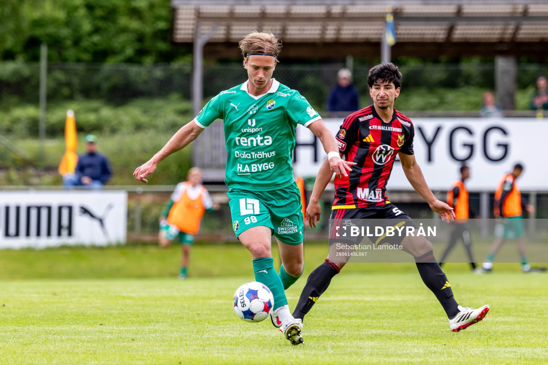 Ljungskiles Lukas Lindholm Corner och Östersunds Abdulla