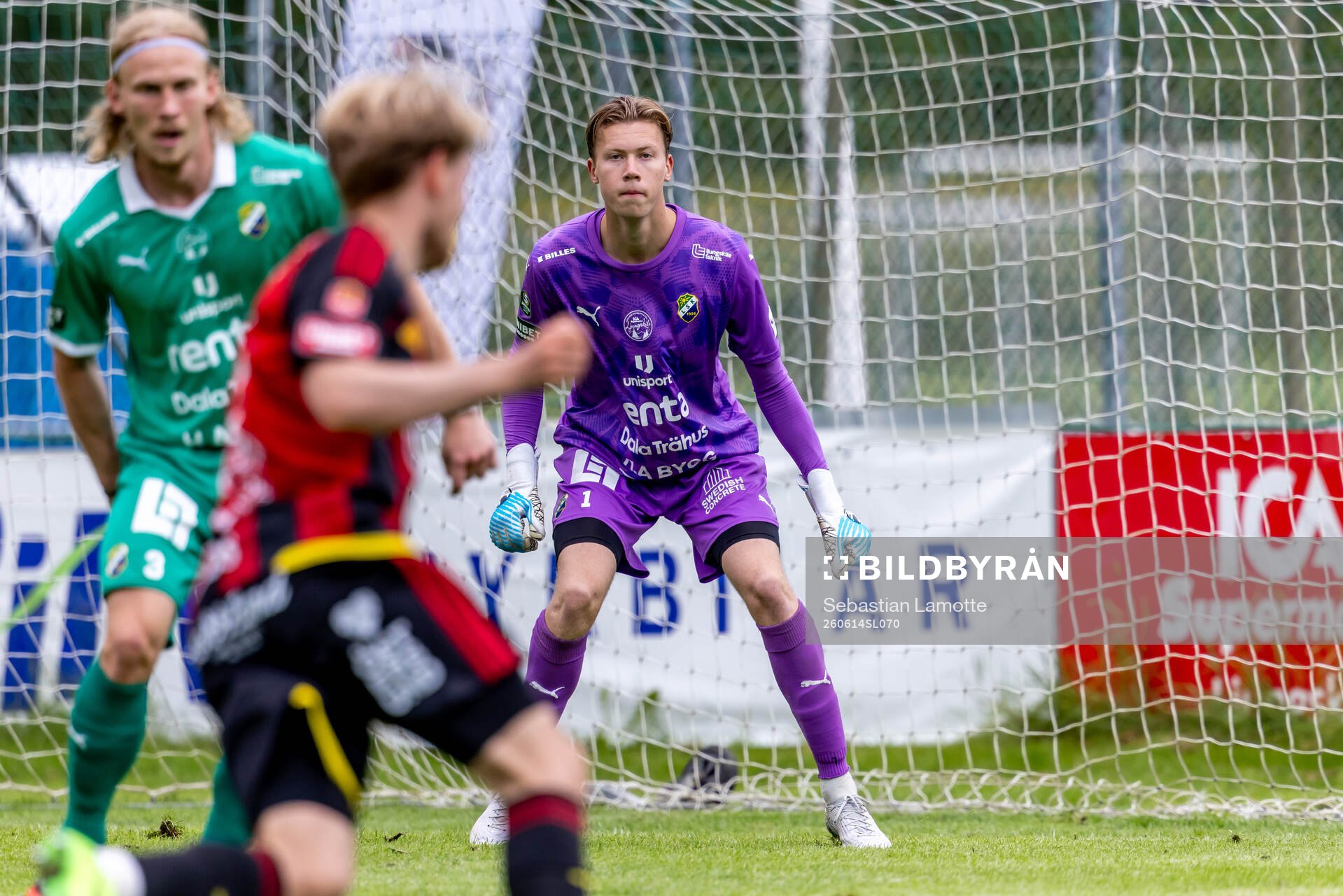Ljungskiles målvakt Lukas Eriksson