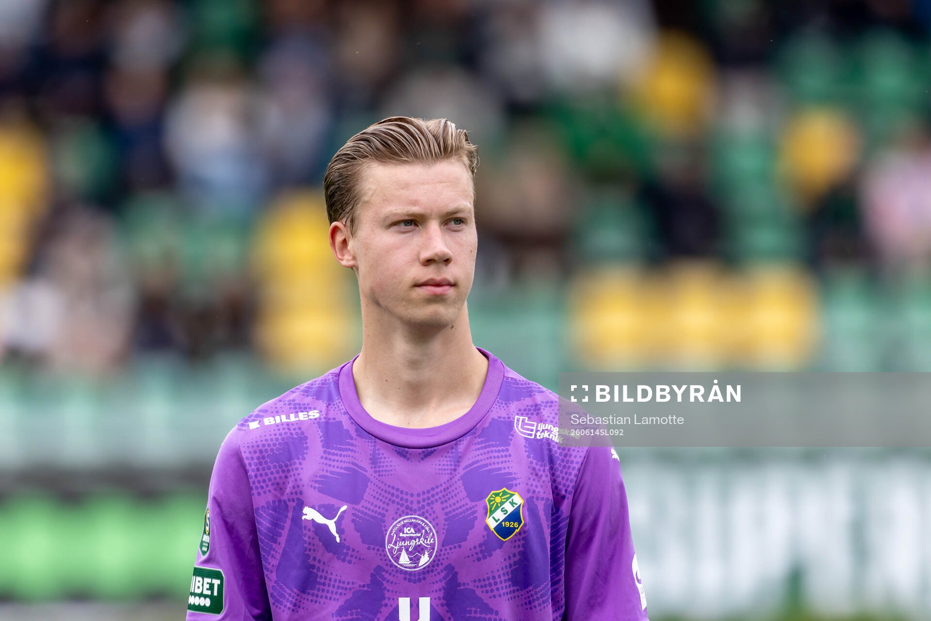 Ljungskiles målvakt Lukas Eriksson