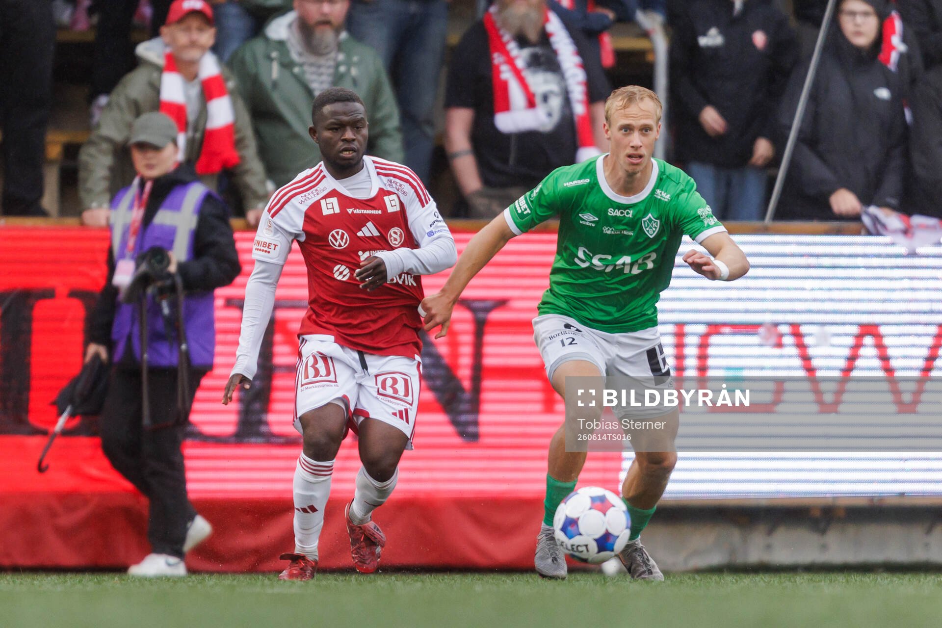 Sandvikens Mohammed Sadat Abubakari och Brages Alex