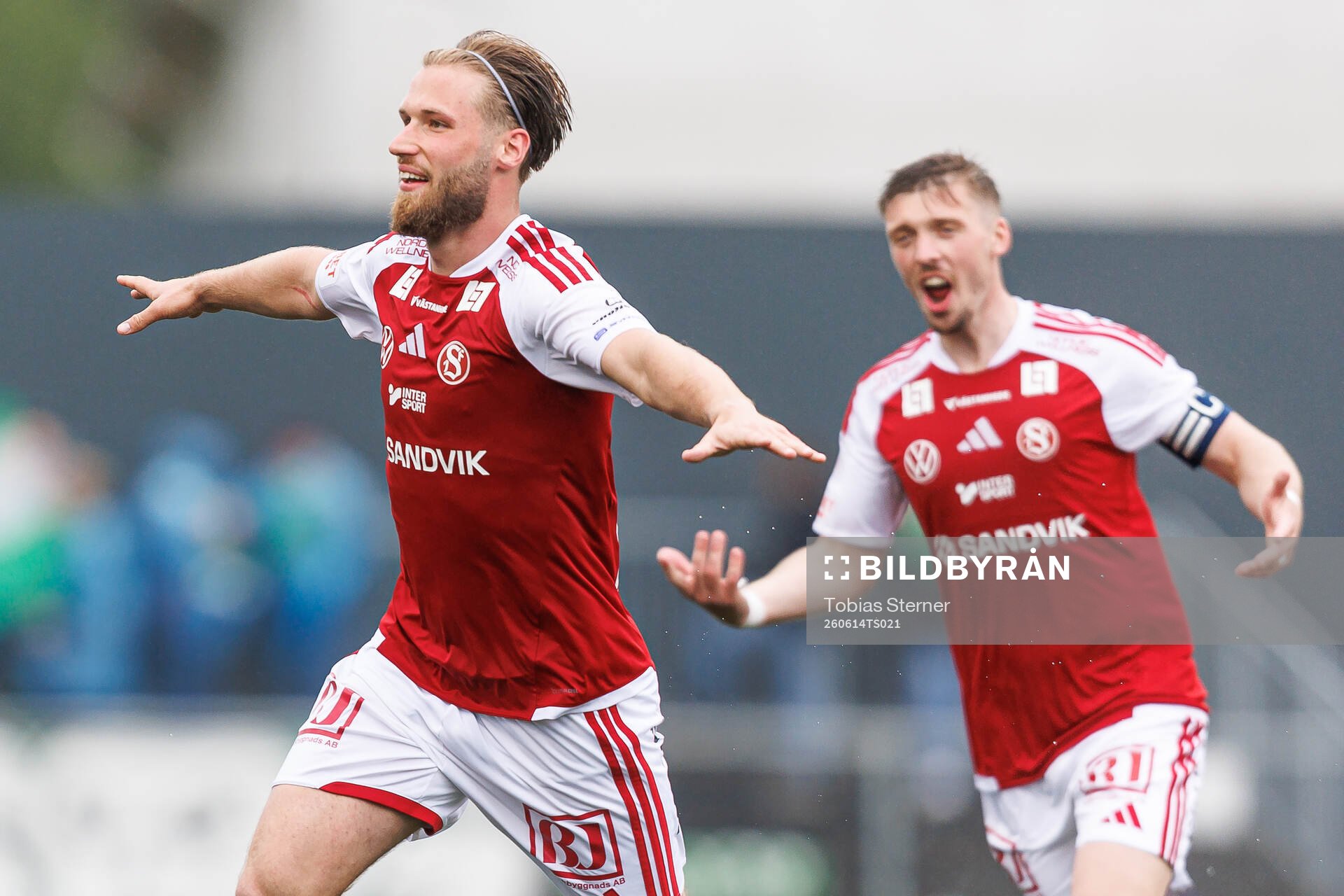 Sandvikens Kasper Harletun jublar