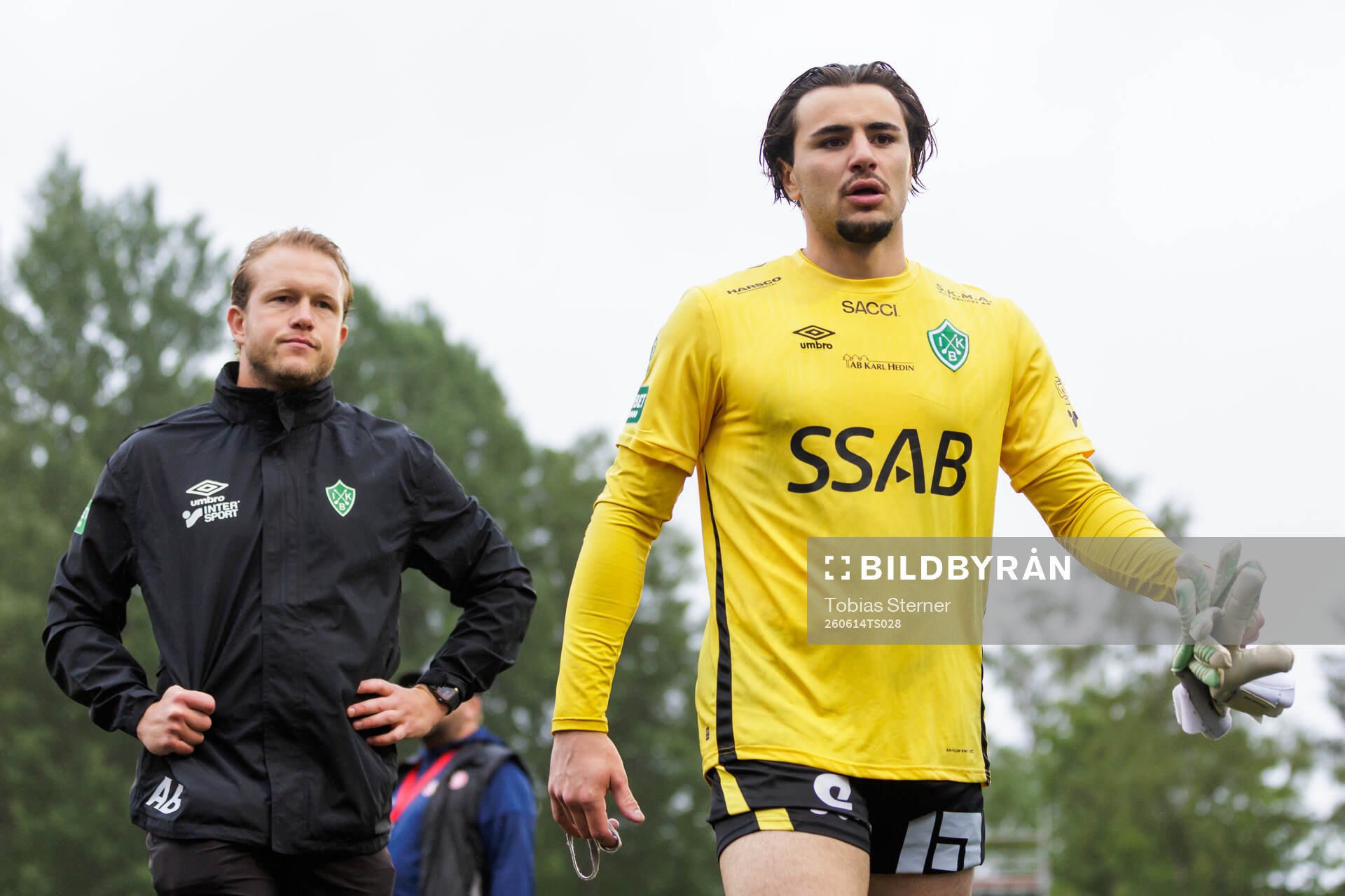 Brages målvakt Johan Guadagno deppar