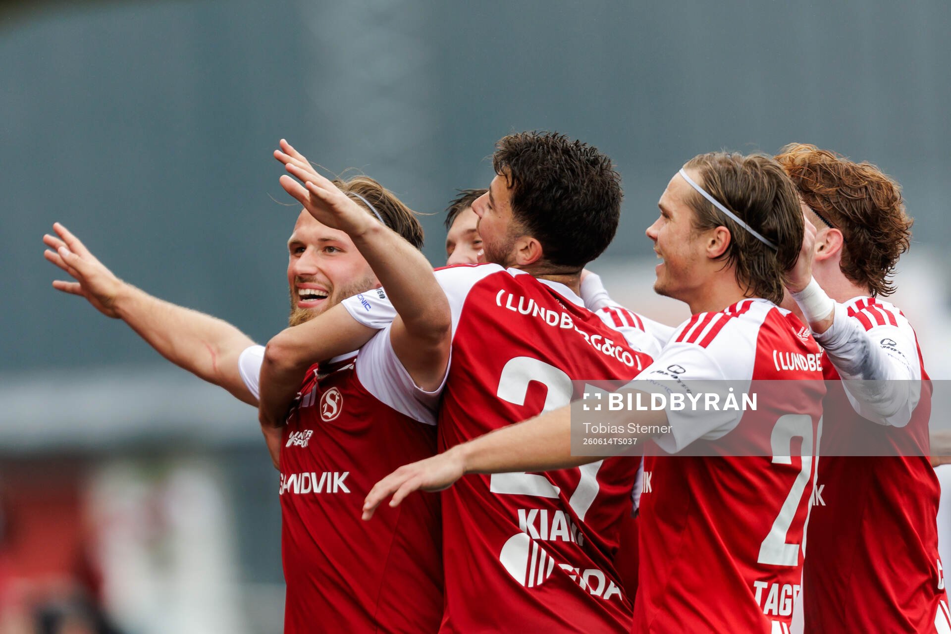 Sandvikens Kasper Harletun jublar