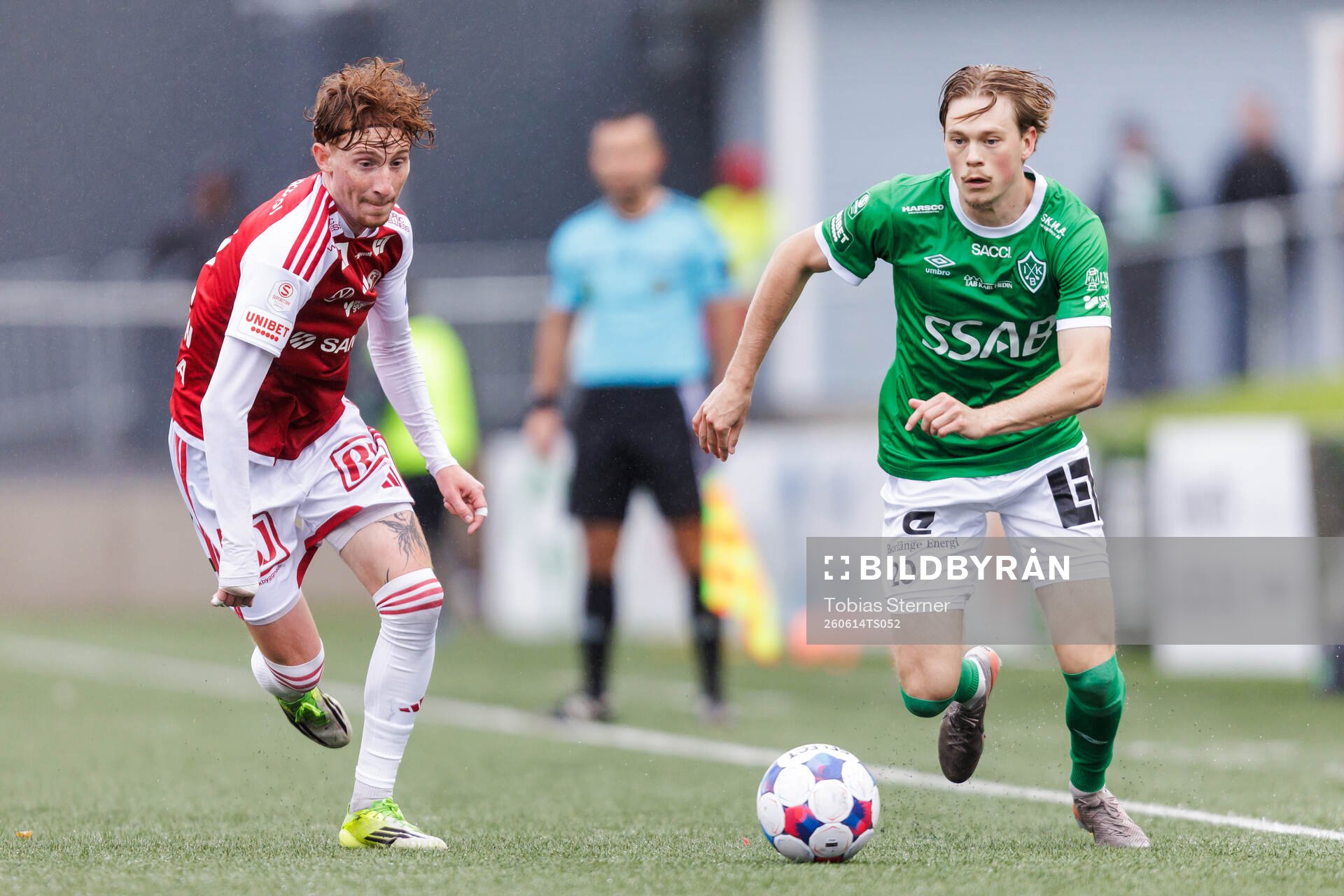 Sandvikens Alan Carleton och Brages Gustav Nordh
