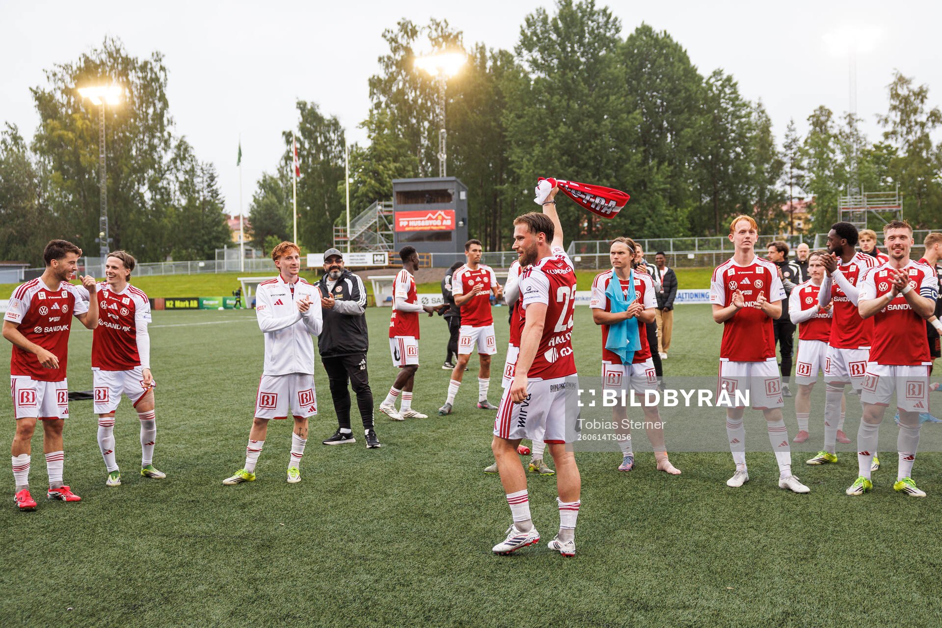 Sandvikens Kasper Harletun jublar jublar