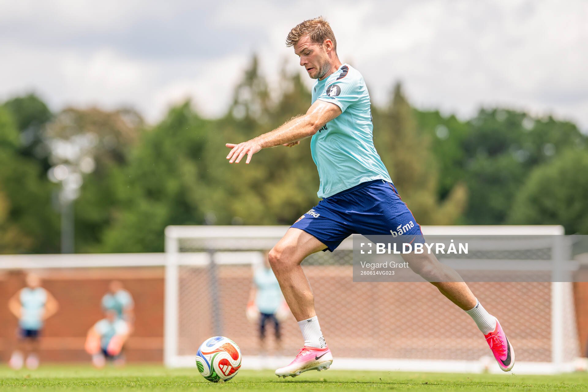 Alexander Sørloth of the Norwegian national football team
