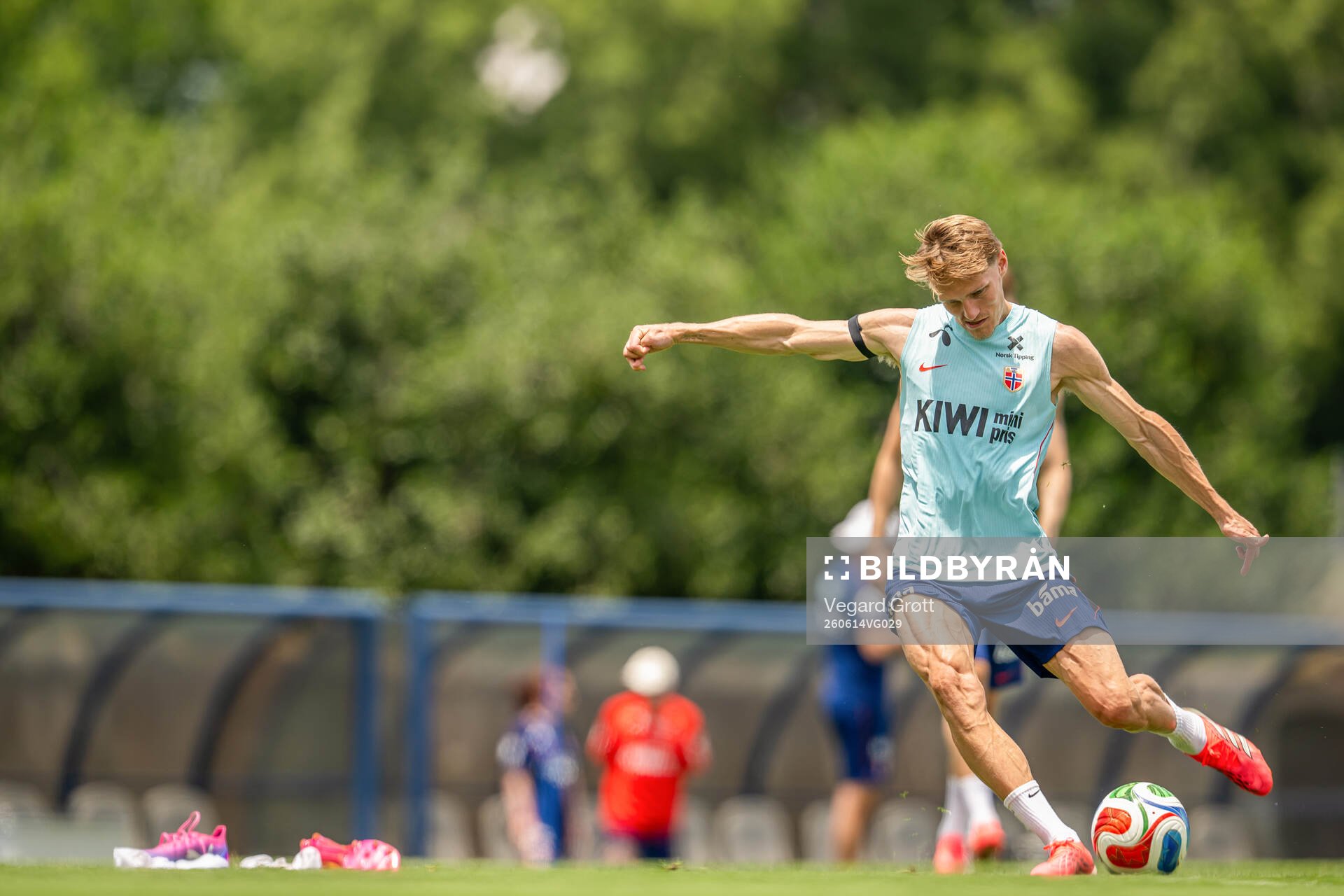 Martin Ødegaard of the Norwegian national football team at