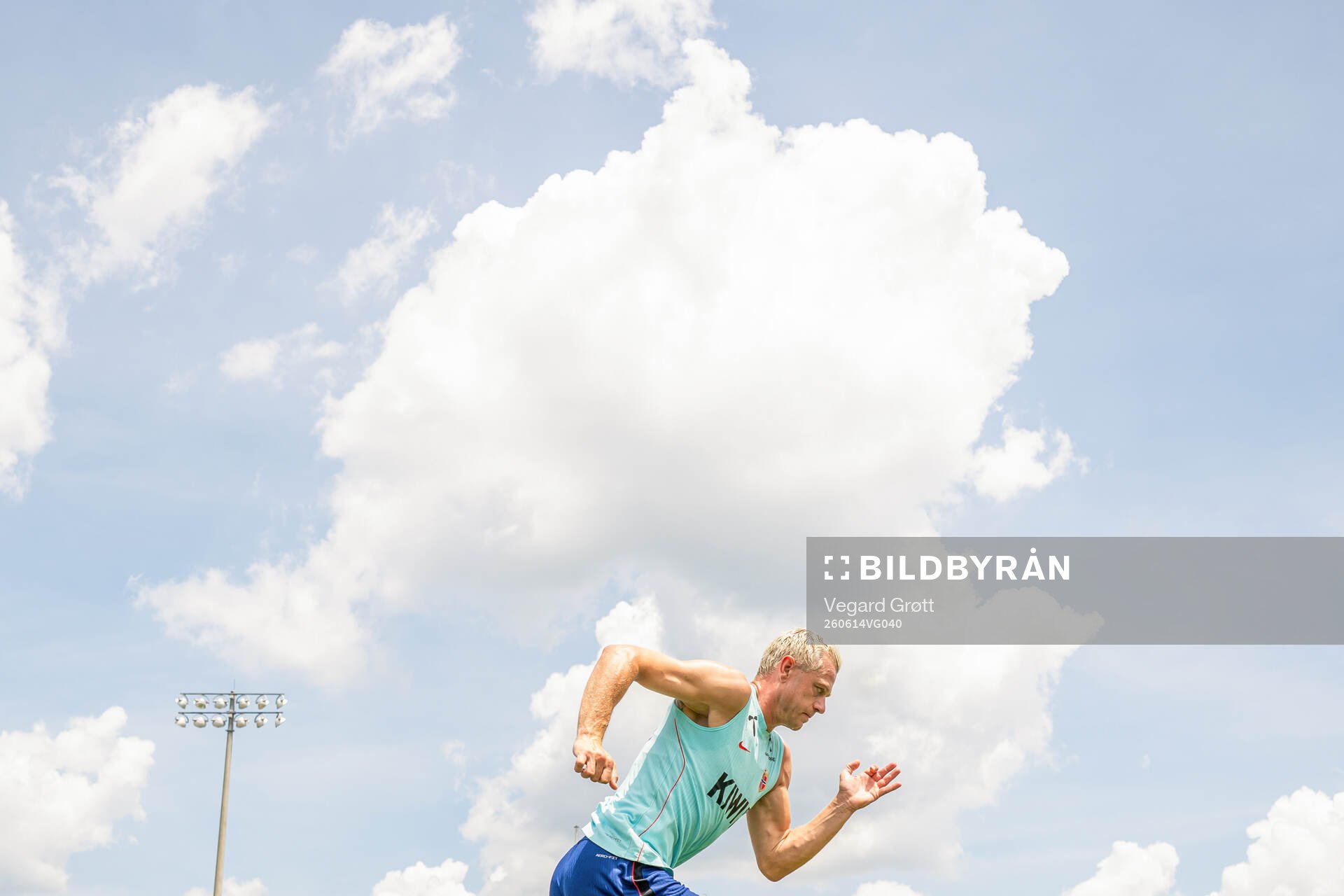 Julian Ryerson of the Norwegian national football team at a