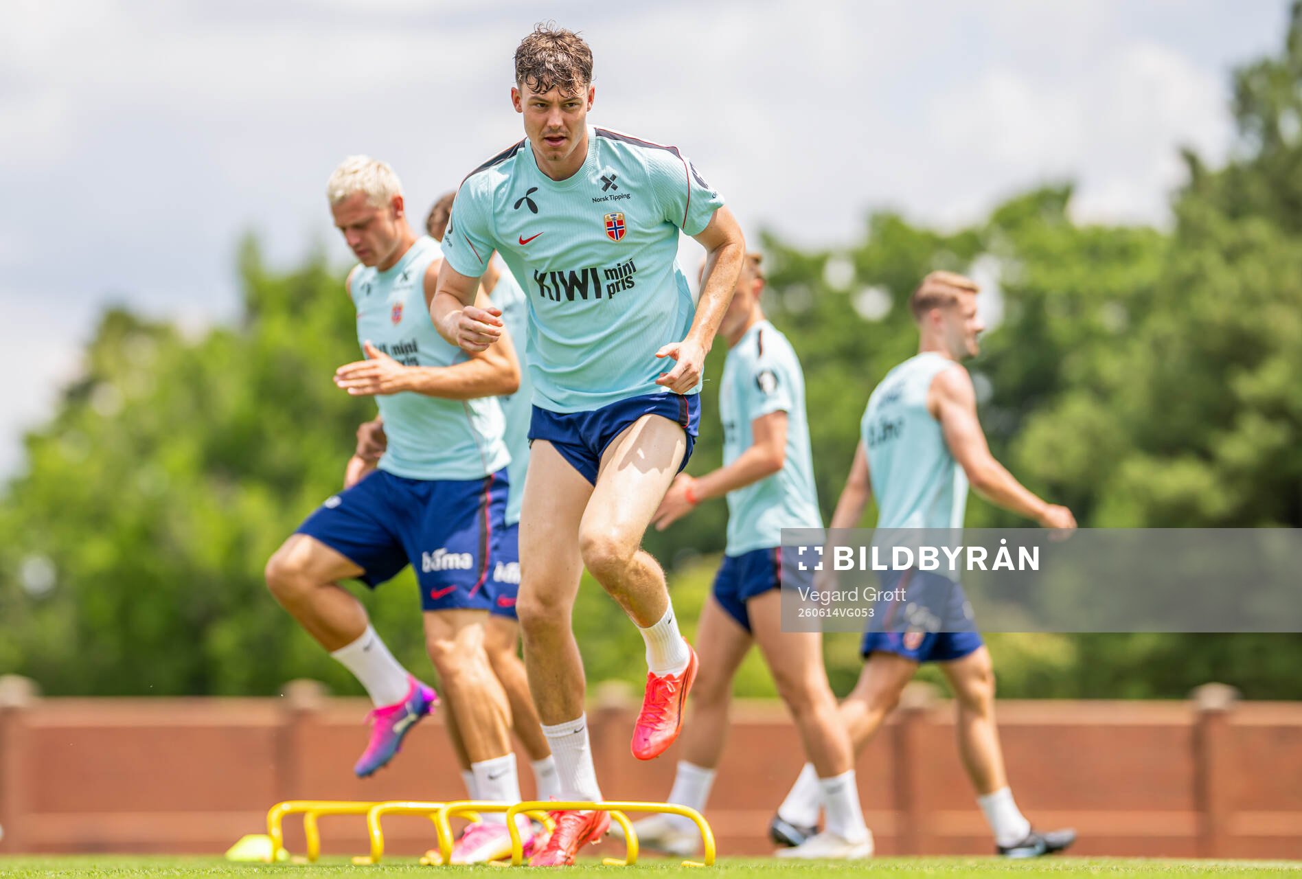 Jørgen Strand Larsen of the Norwegian national football