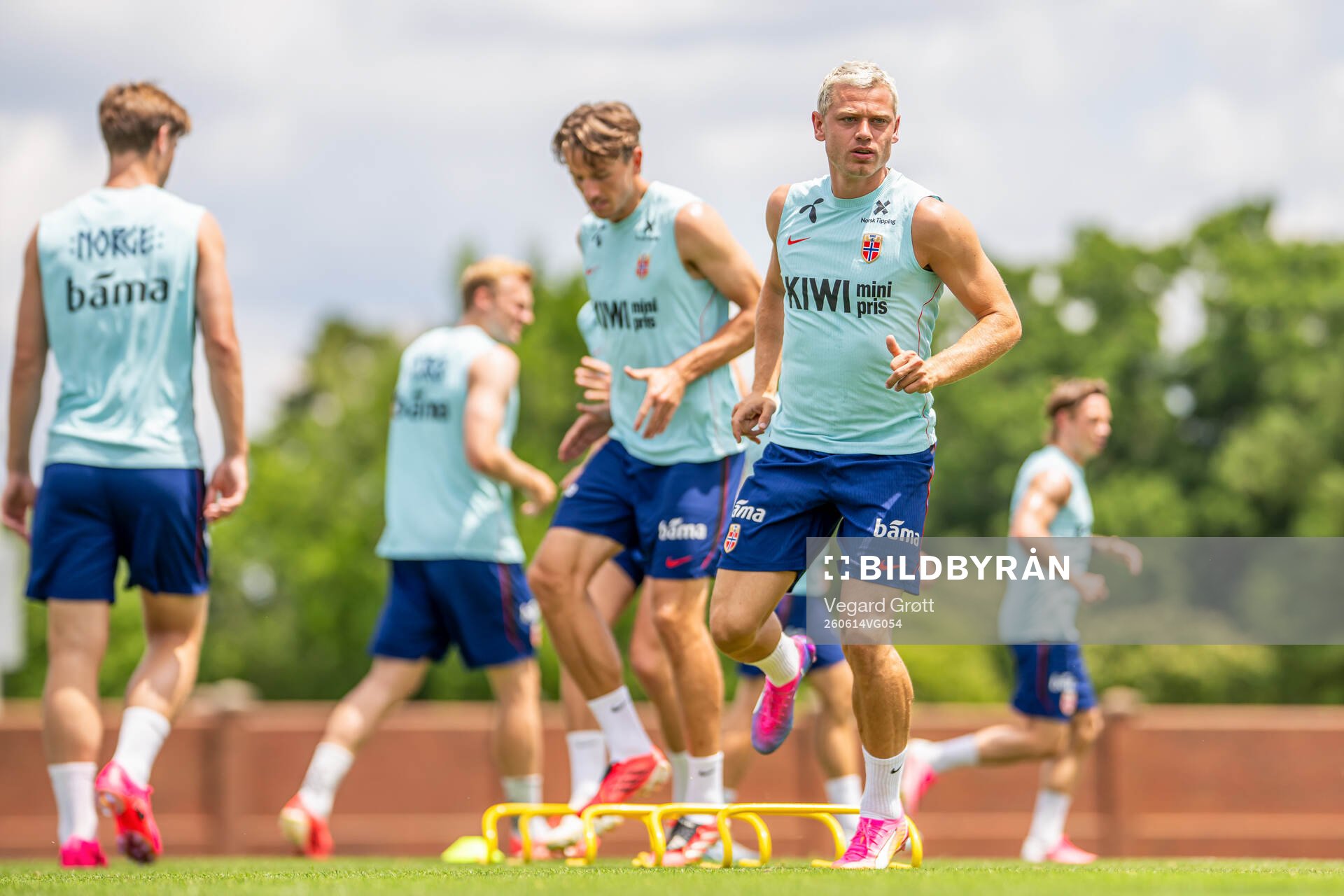 Julian Ryerson of the Norwegian national football team at a