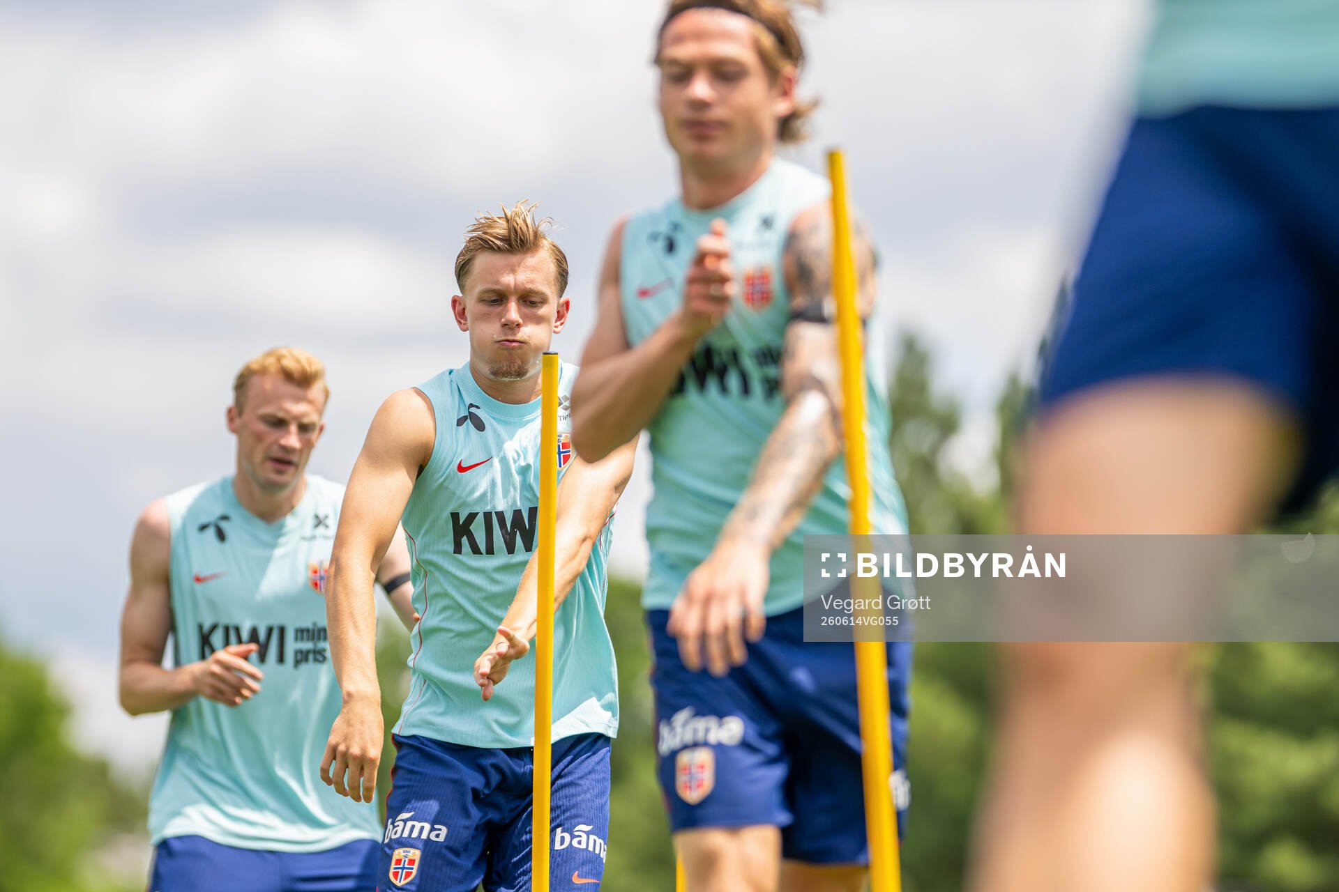 Marcus Holmgren Pedersen of the Norwegian national football