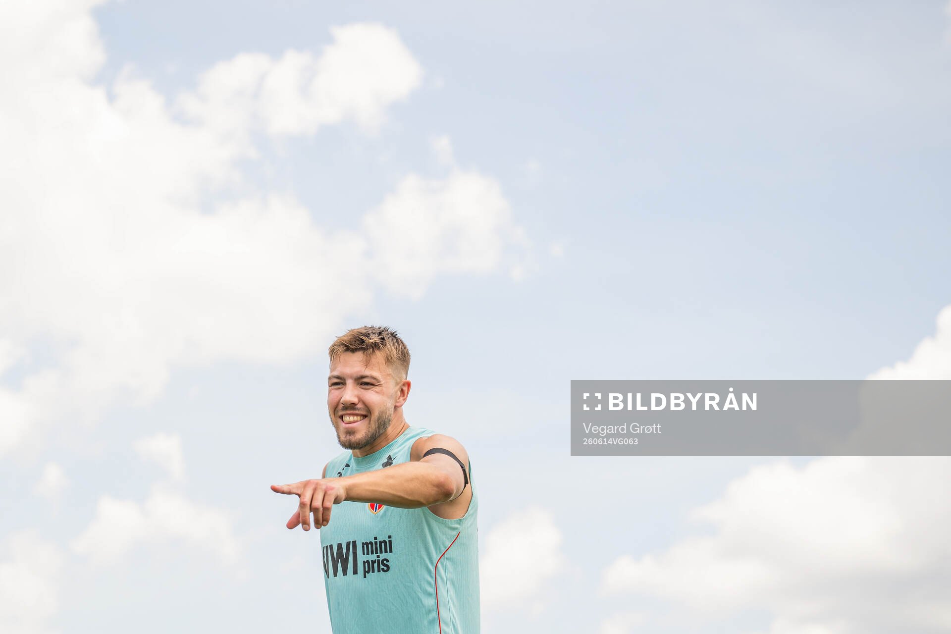 Fredrik André Bjørkan of the Norwegian national football