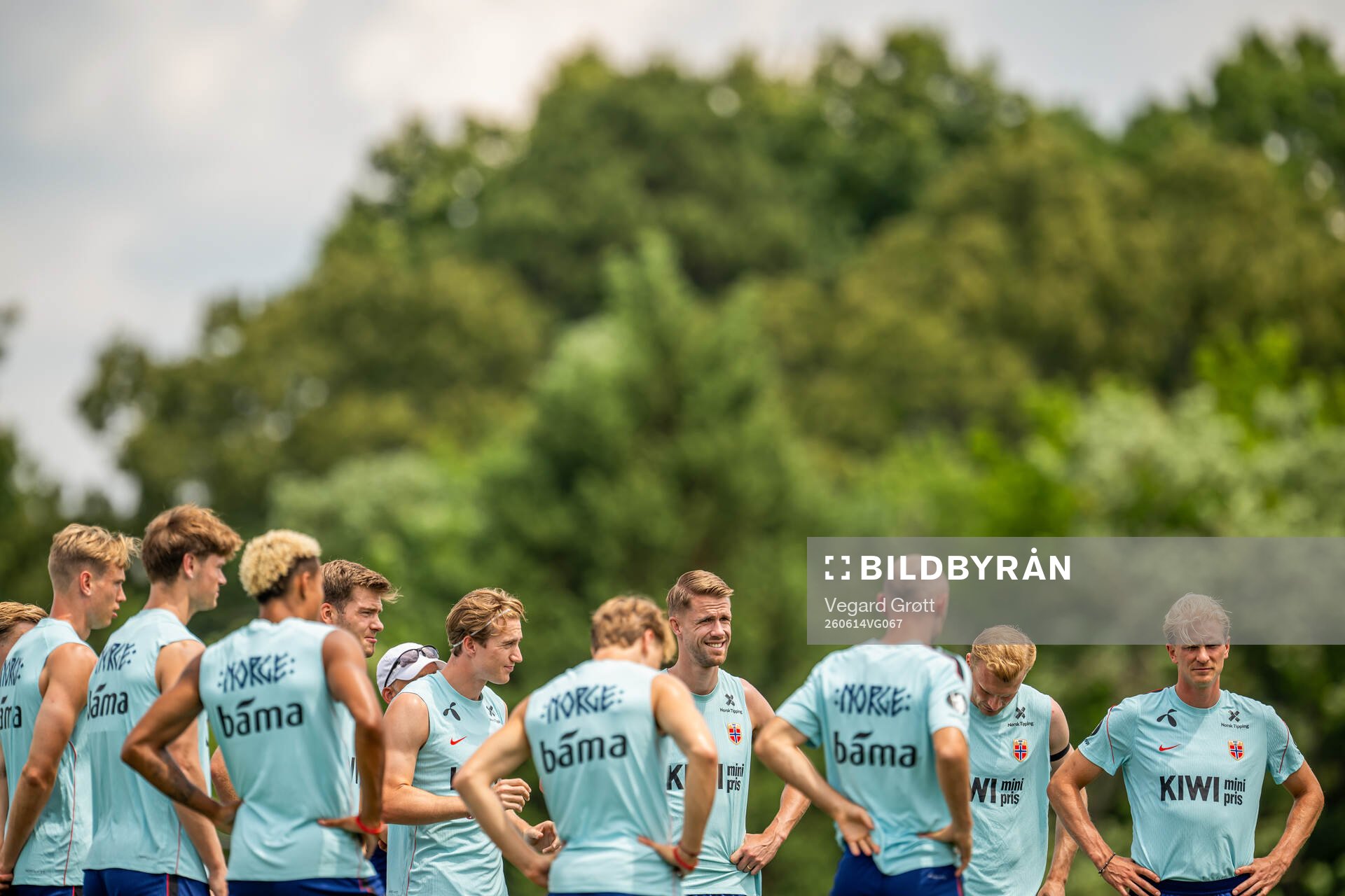 Kristoffer Ajer of the Norwegian national football team at