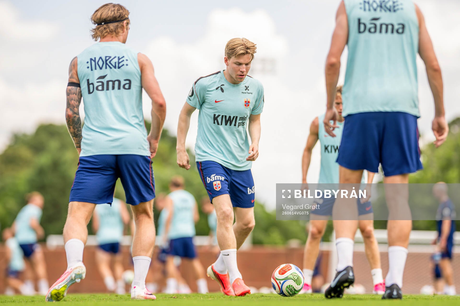 Jens Petter Hauge of the Norwegian national football team