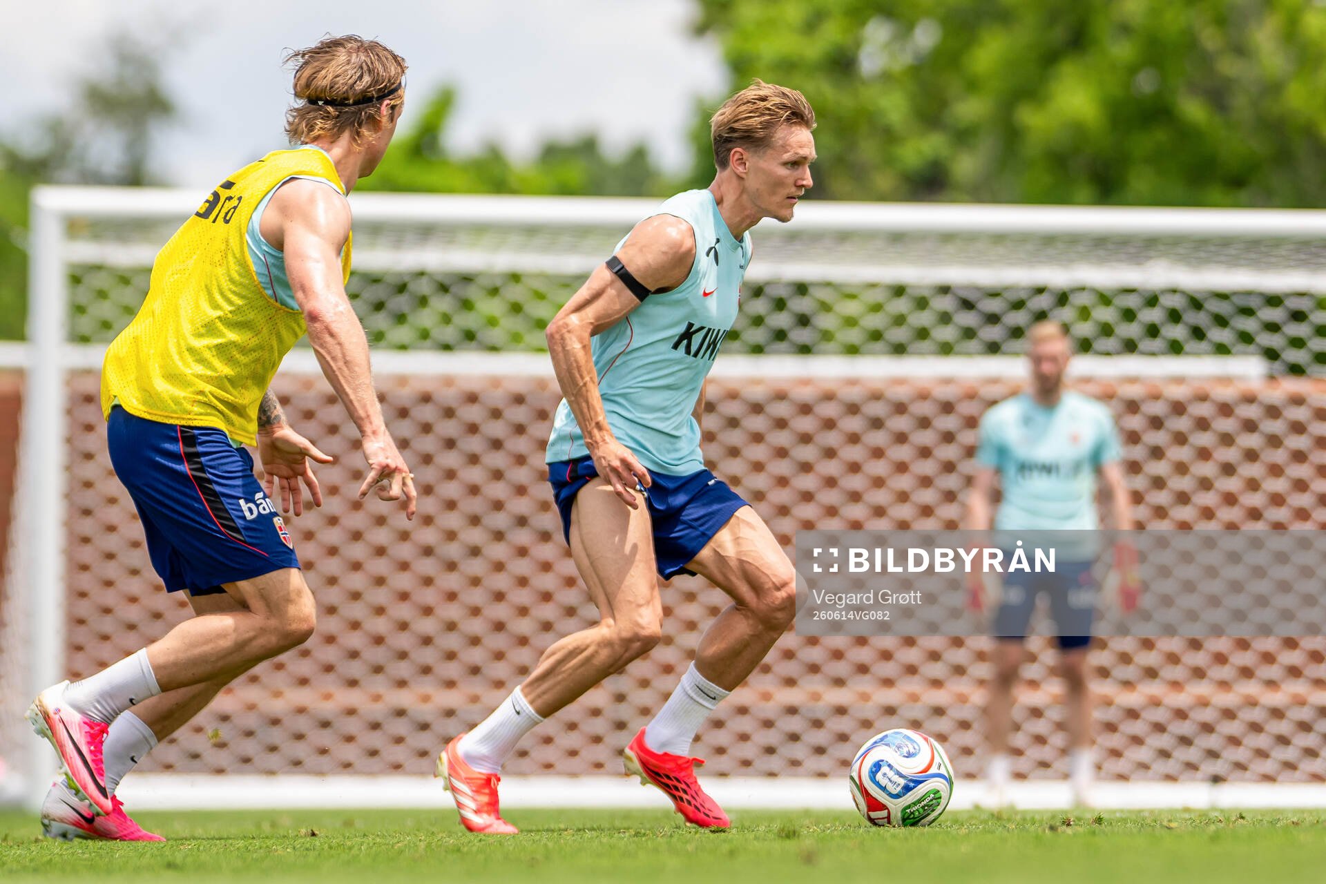 Martin Ødegaard of the Norwegian national football team at