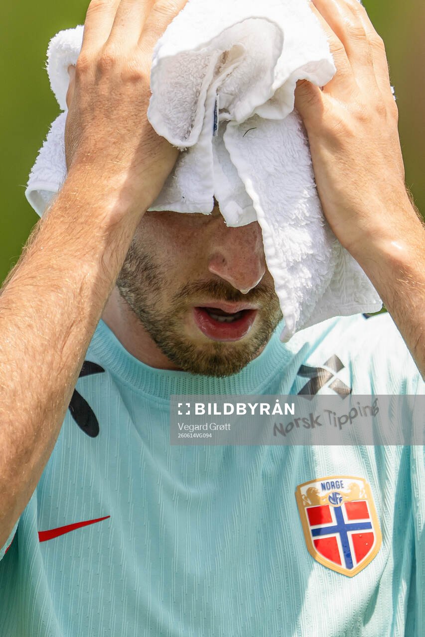 Fredrik Aursnes of the Norwegian national football team at