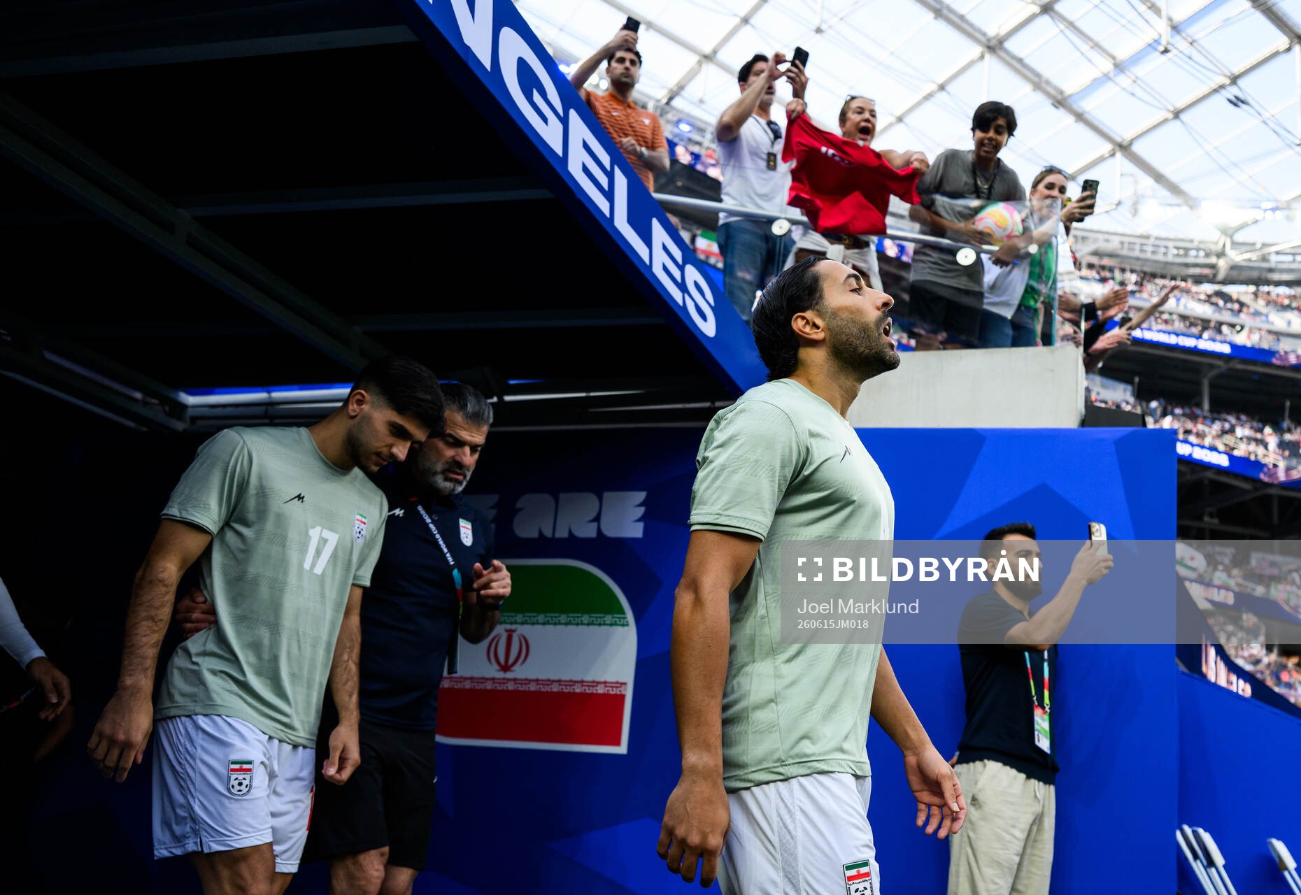 Arya Yousefi and Saman Ghoddos of Iran