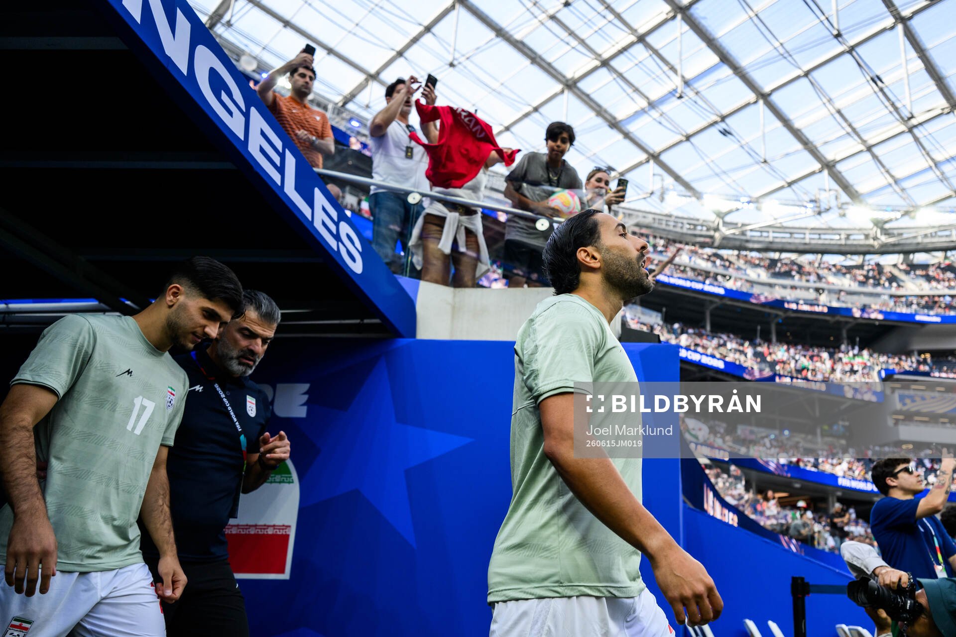 Arya Yousefi and Saman Ghoddos of Iran