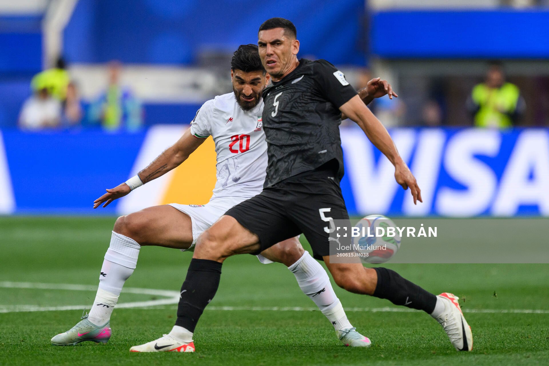 Shahriyar Moghanloo of Iran and Michael Boxall of New