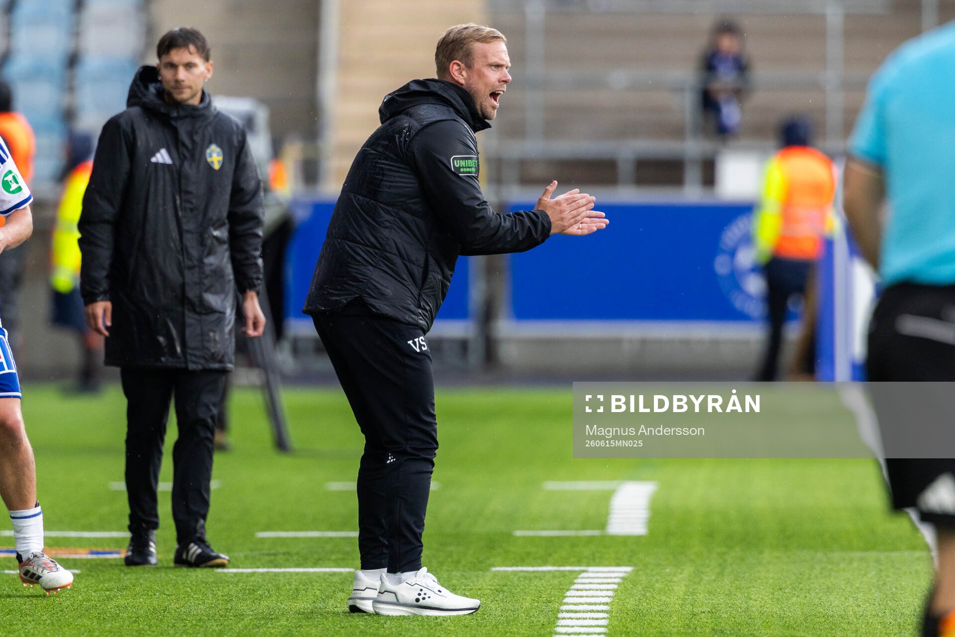 Varbergs tränare Victor Salwén