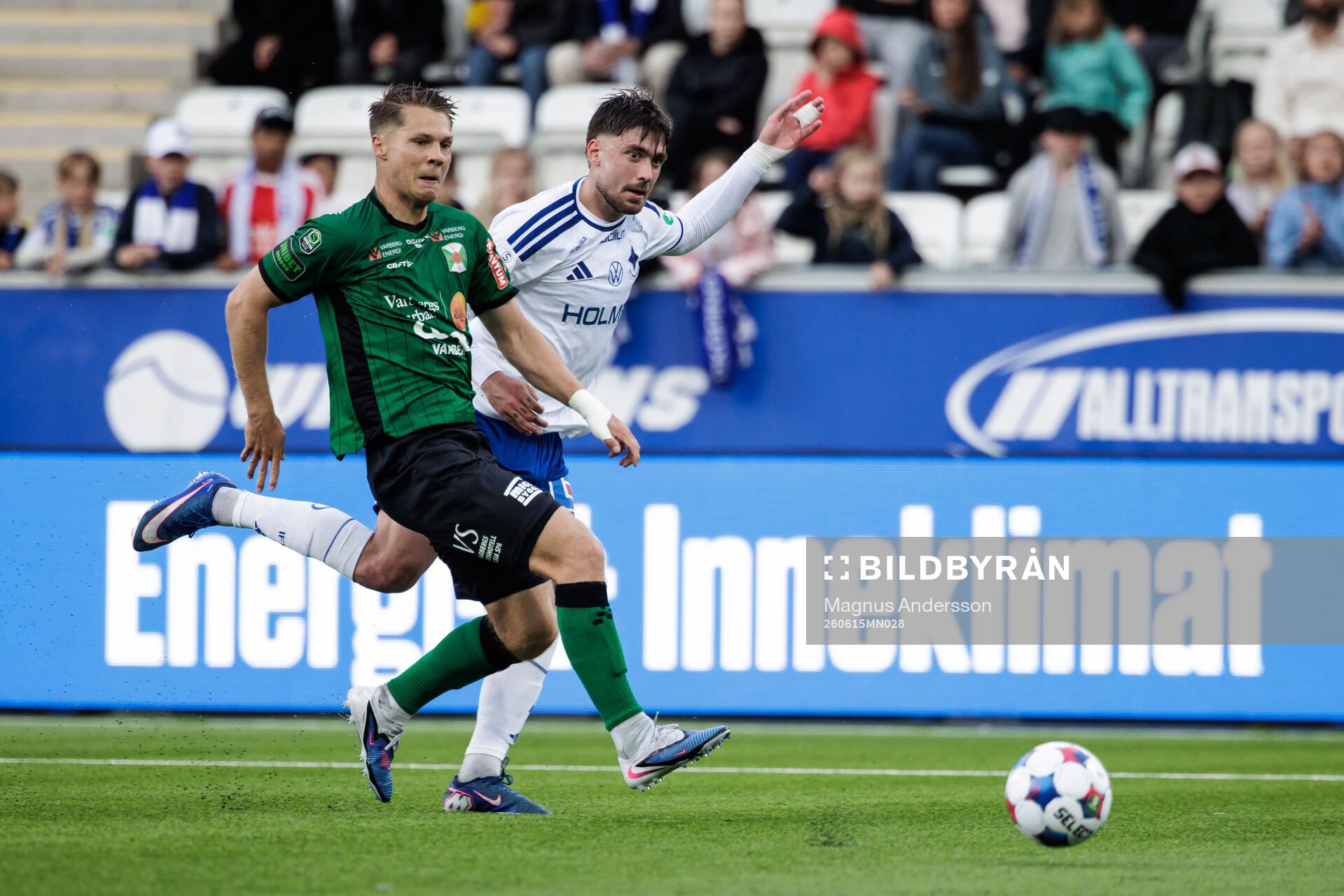 Varbergs Gustav Broman och IFK Norrköpings Tim Prica