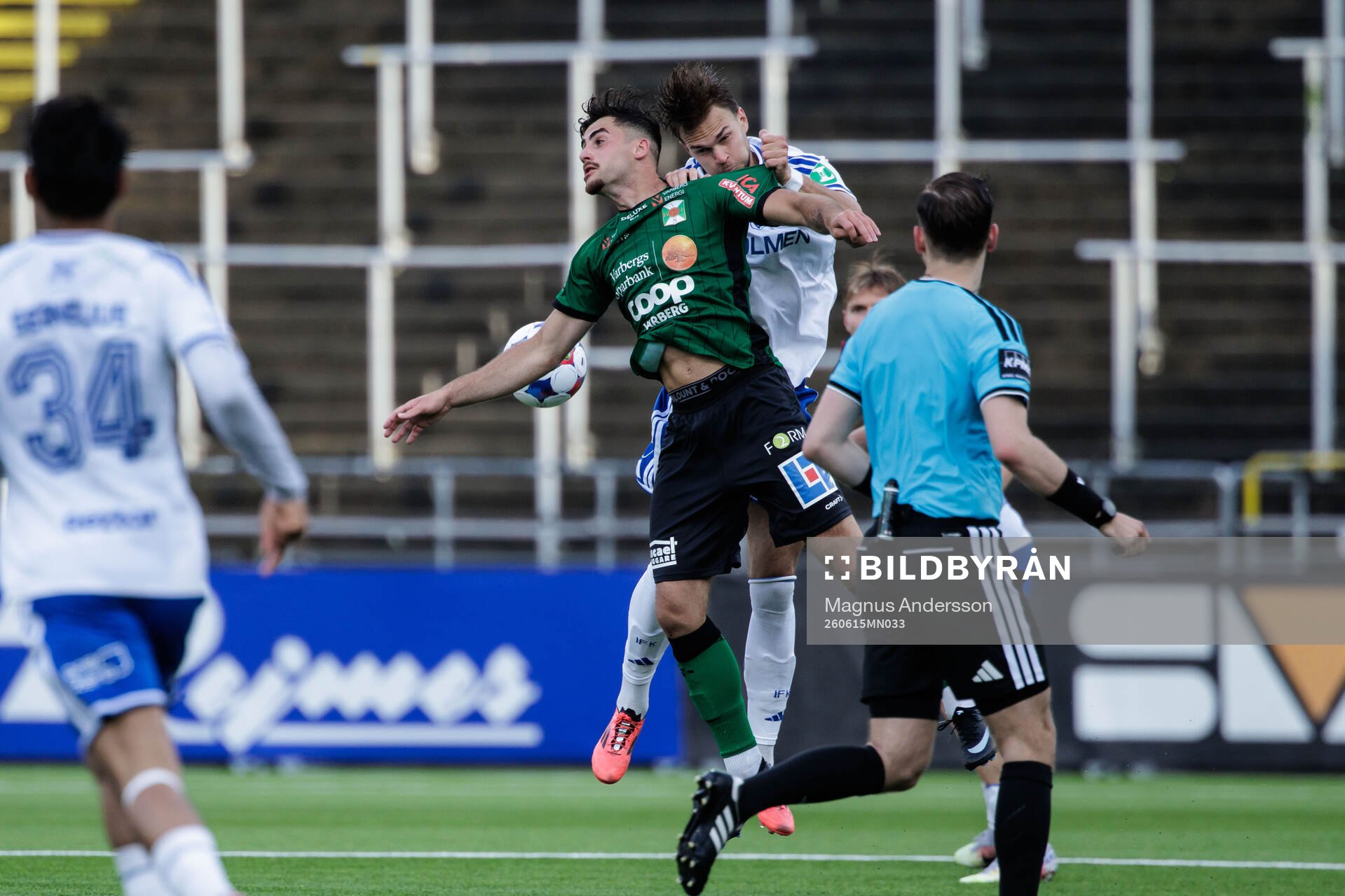 Varbergs Aulon Bitiqi och IFK Norrköpings Anton Eriksson