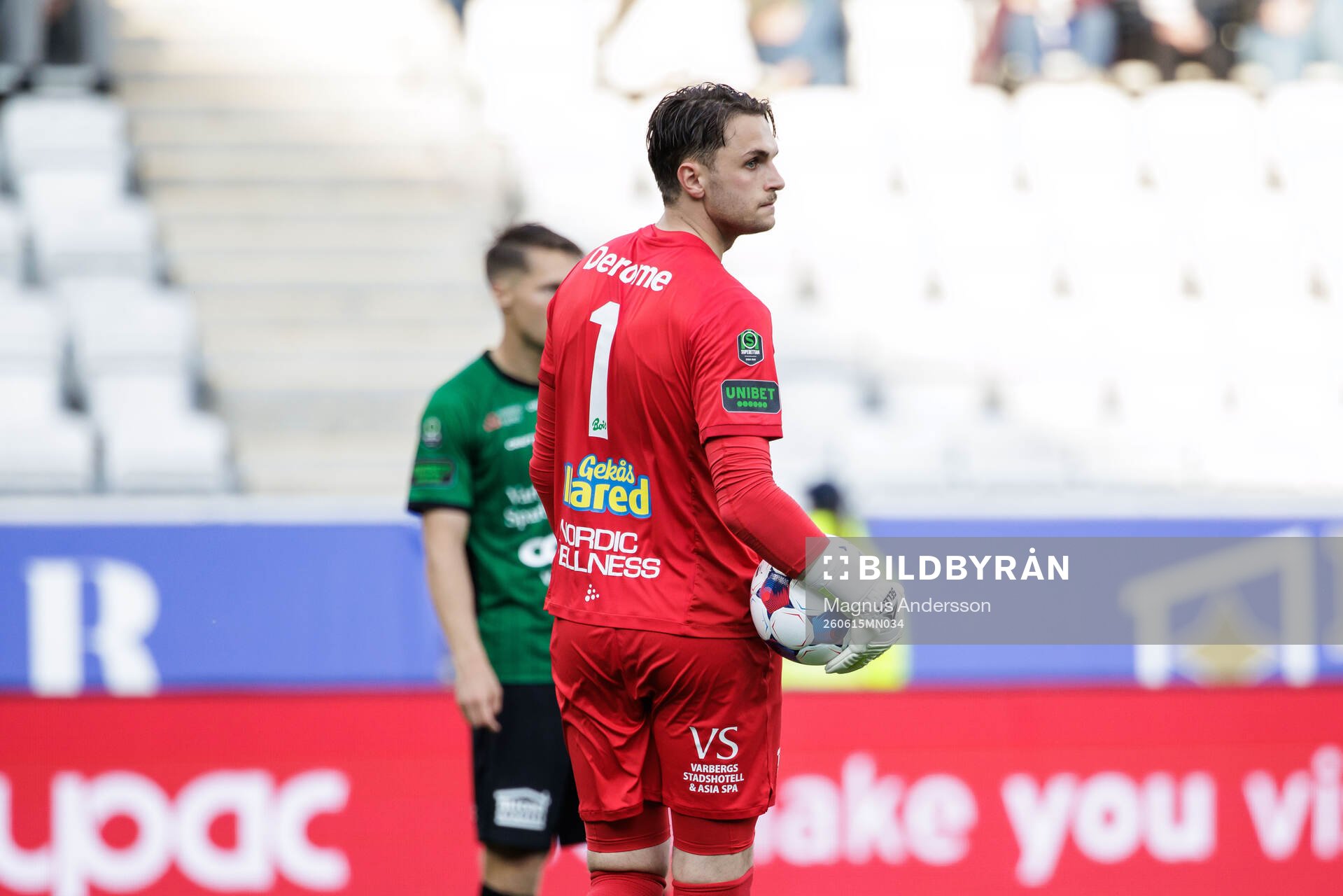 Varbergs målvakt Oscar Ekman
