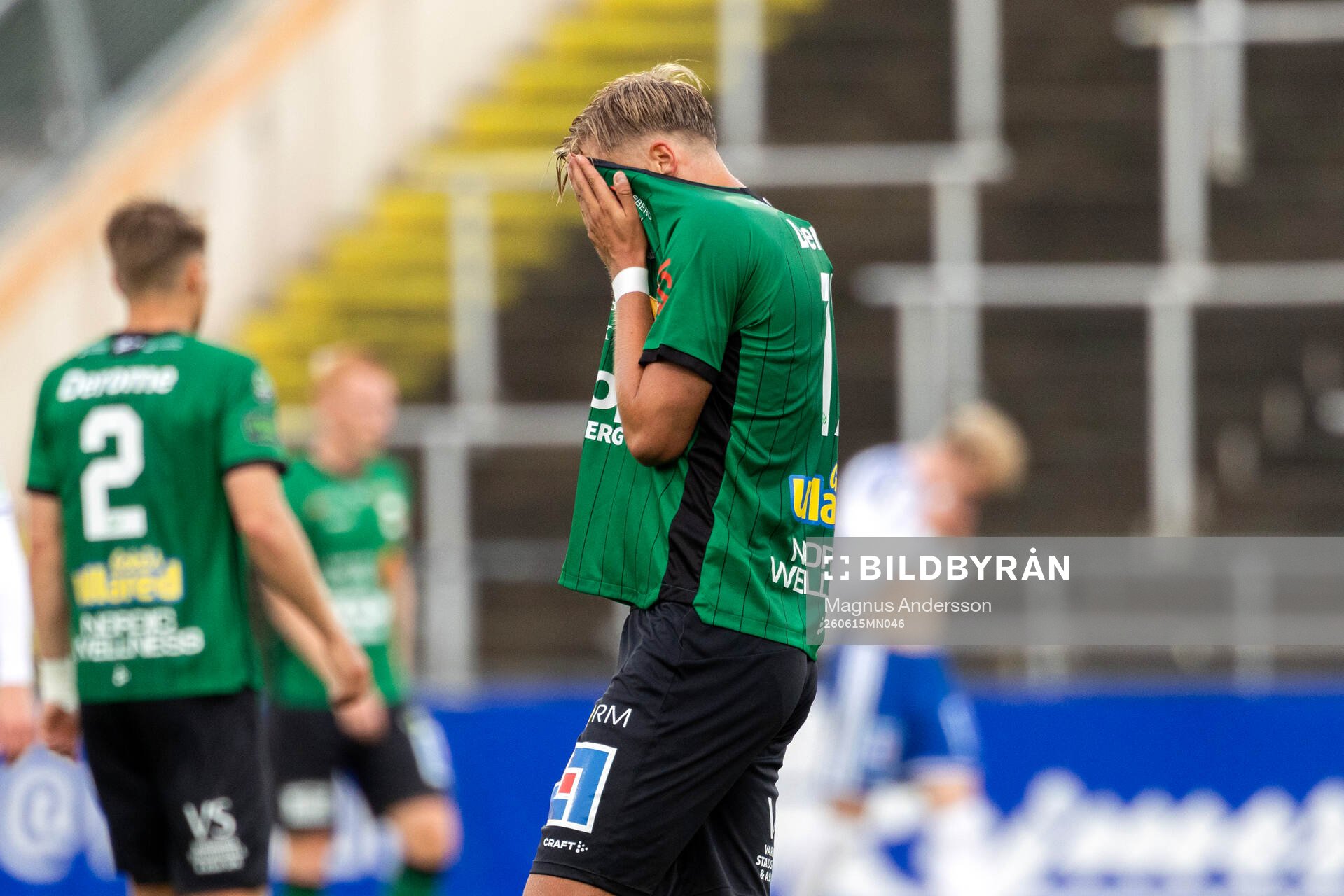 Varbergs Edvin Tellgren deppar