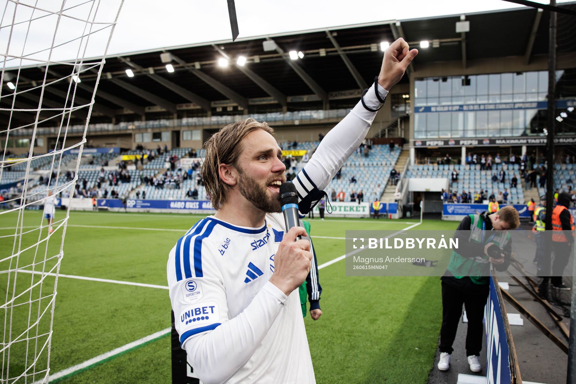 IFK Norrköpings Christoffer Nyman jublar
