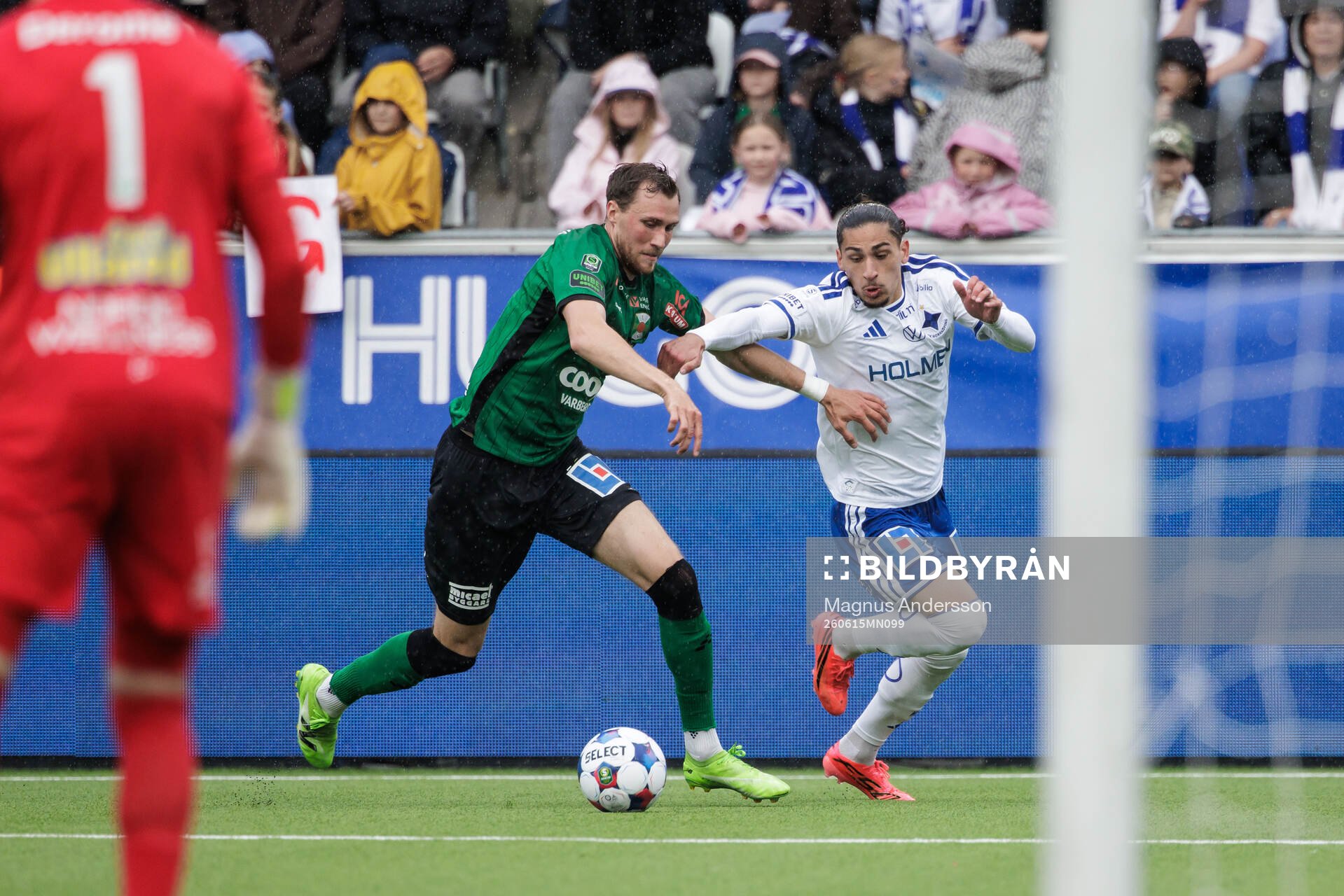 Varbergs Niklas Dahlström och IFK Norrköpings Elias Jemal