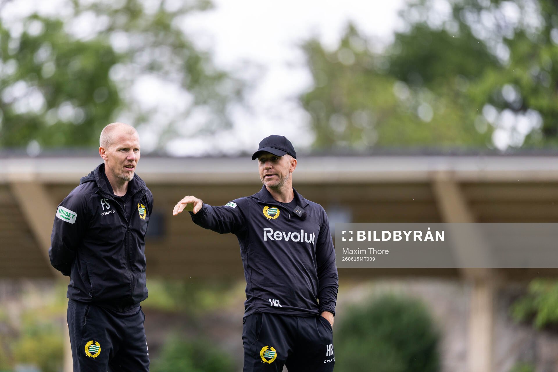 Hammarbys assisterande tränare Fredrik Samuelsson och