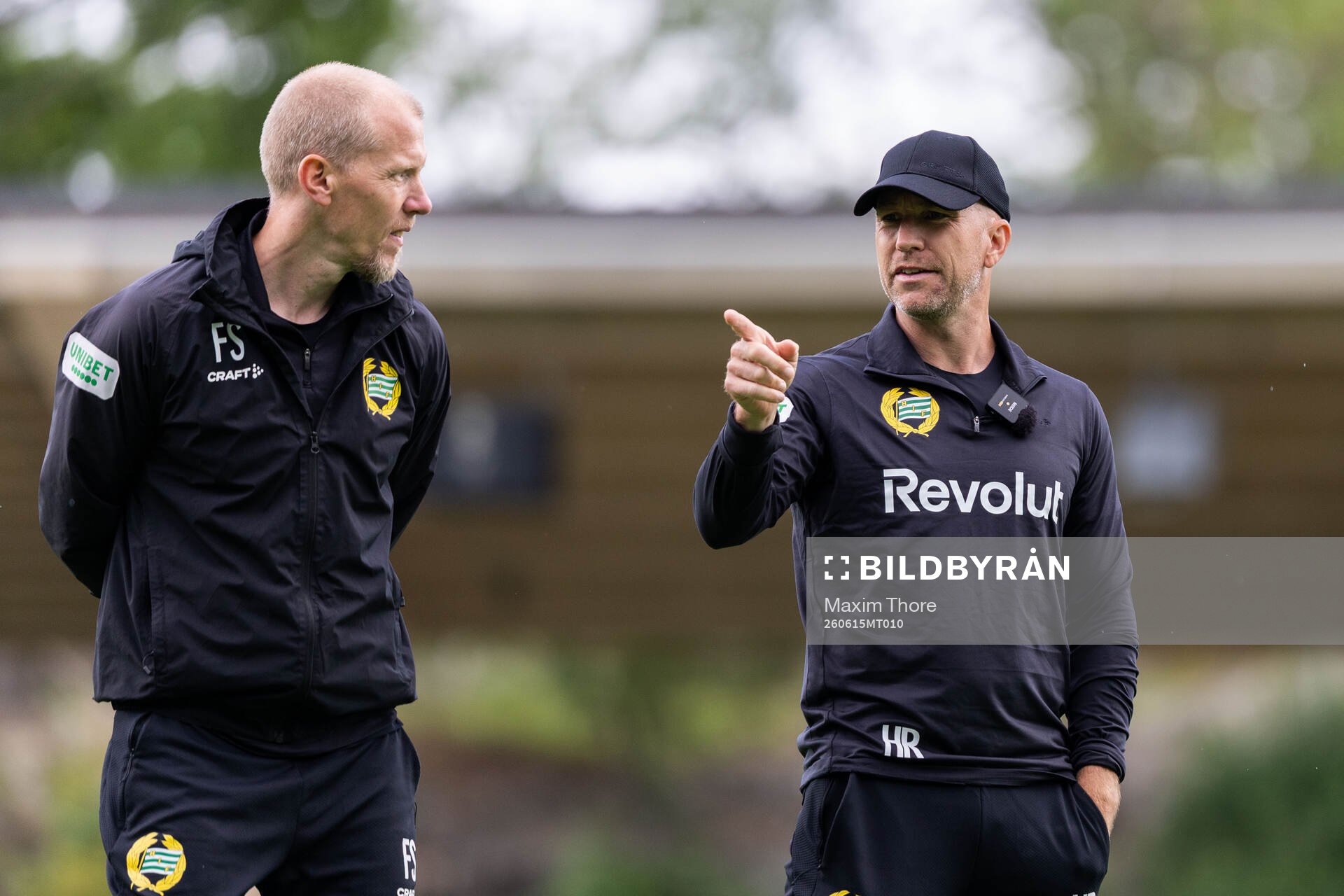 Hammarbys assisterande tränare Fredrik Samuelsson och