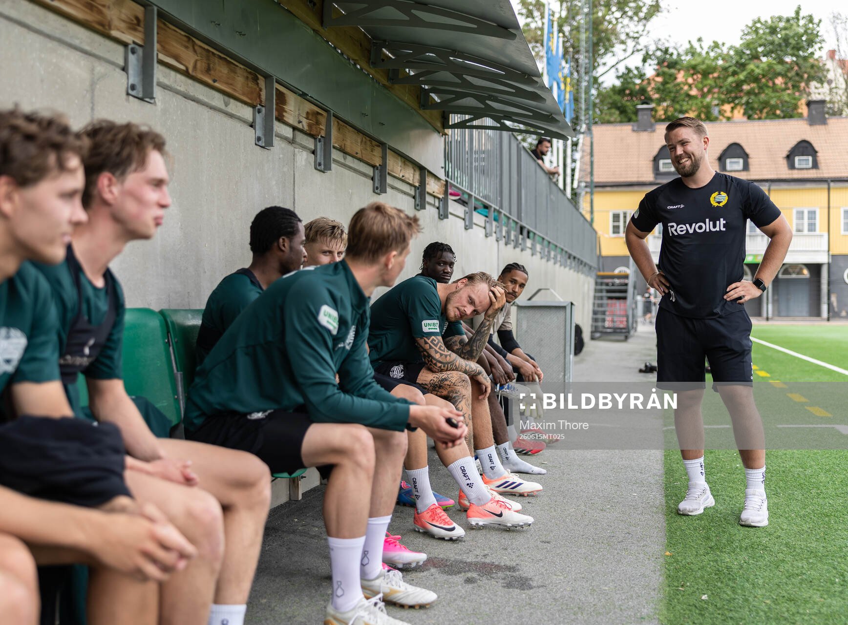 Hammarbys assisterande tränare Theodor Olsson