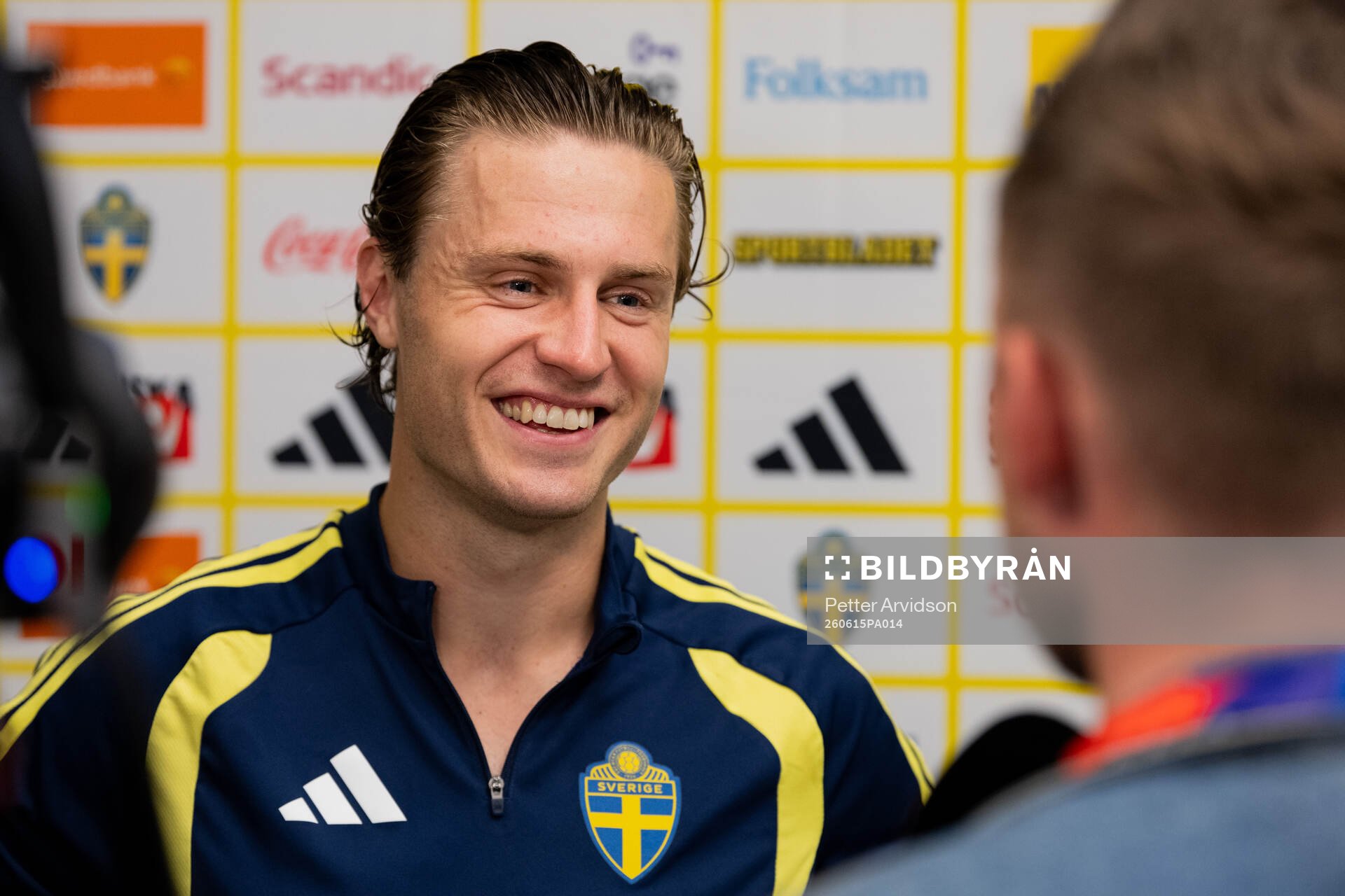 Mattias Svanberg of the Swedish men's national football team