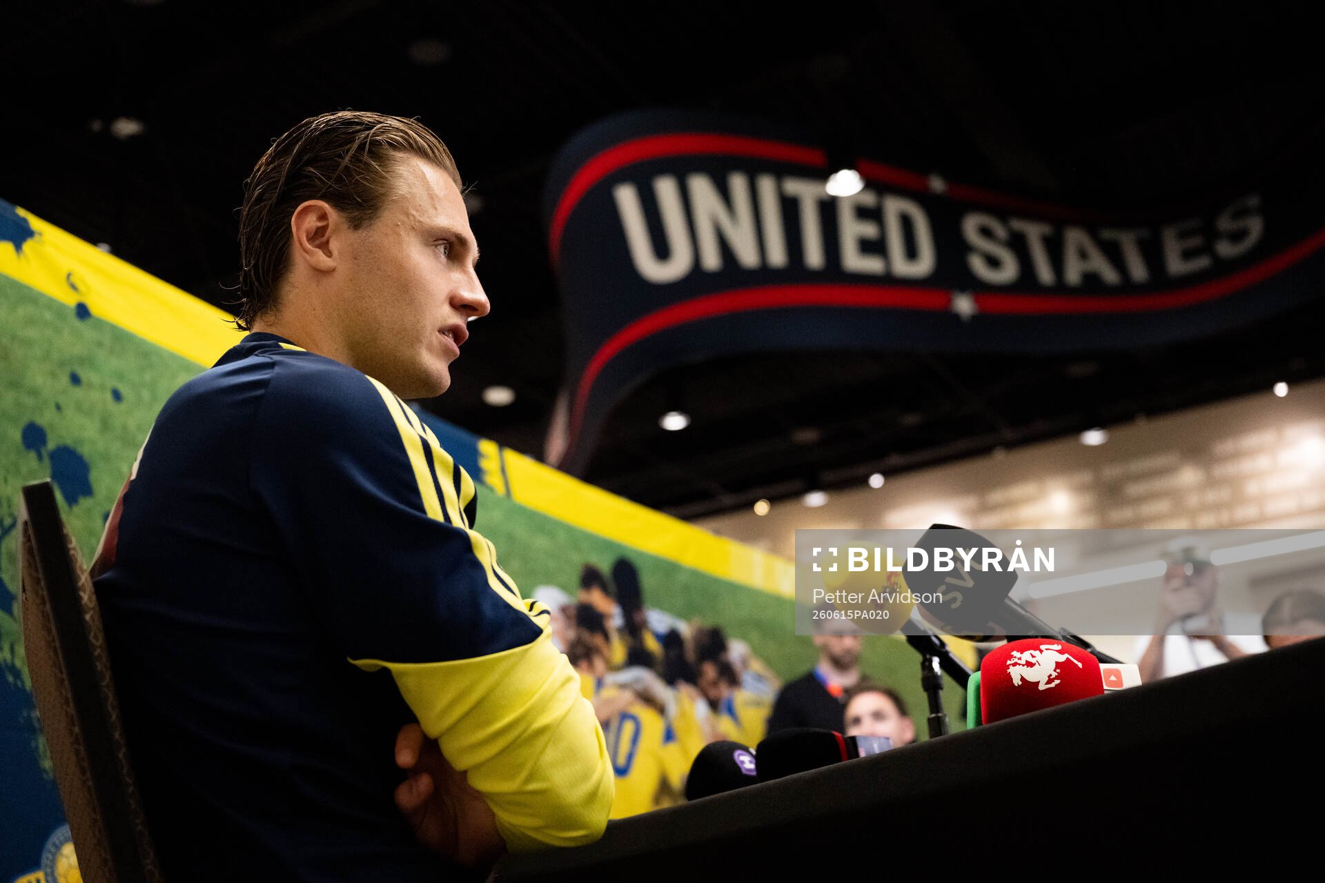 Mattias Svanberg of the Swedish men's national football team