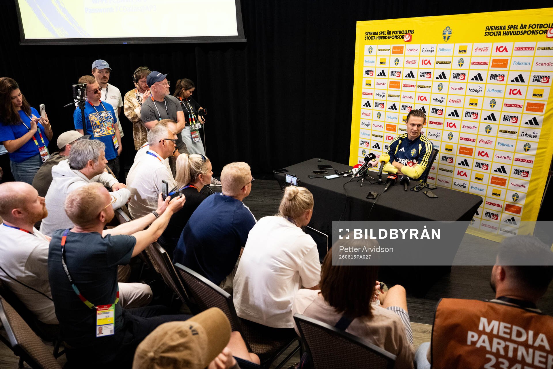 Mattias Svanberg of the Swedish men's national football team