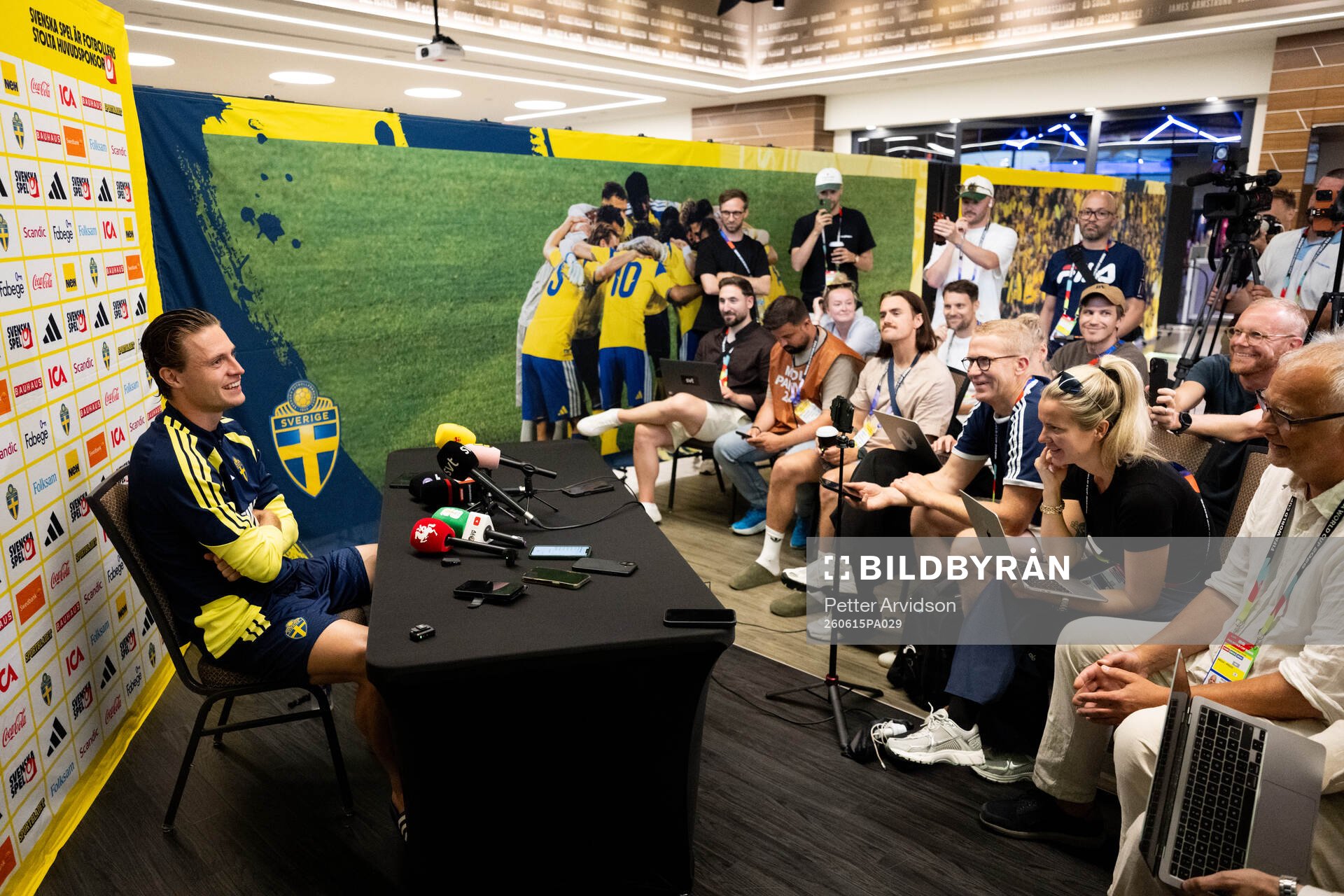 Mattias Svanberg of the Swedish men's national football team