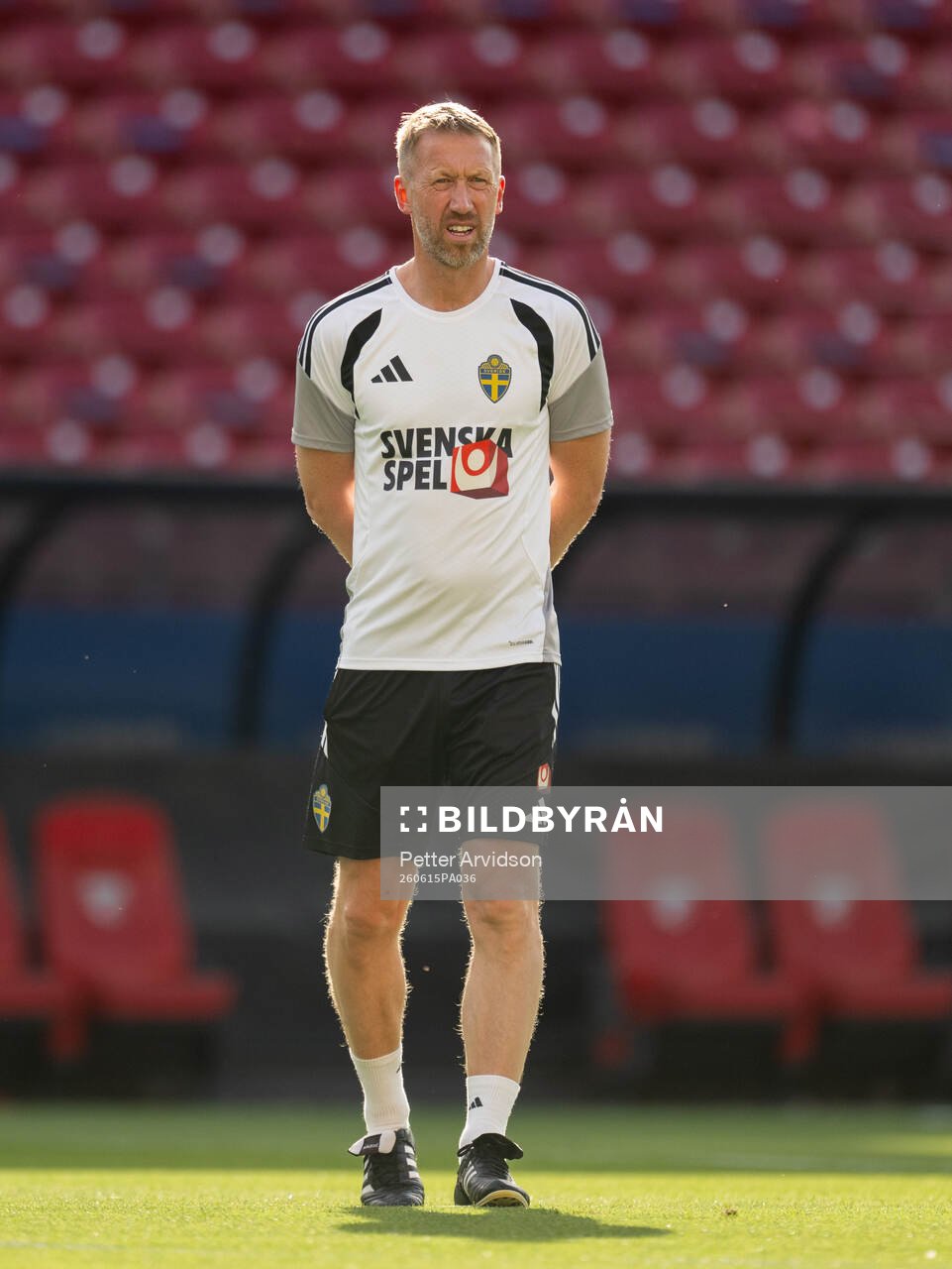 Head coach Graham Potter of the Swedish national football