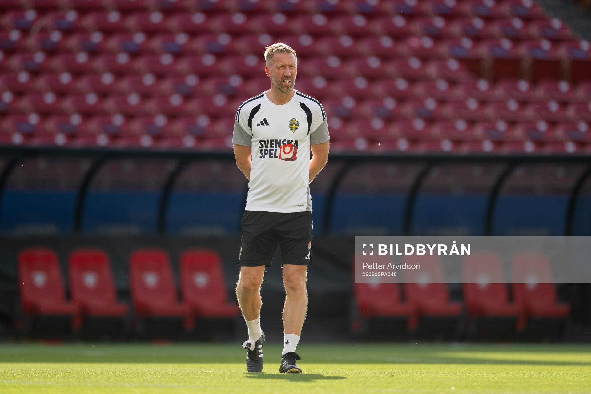 Head coach Graham Potter of the Swedish national football