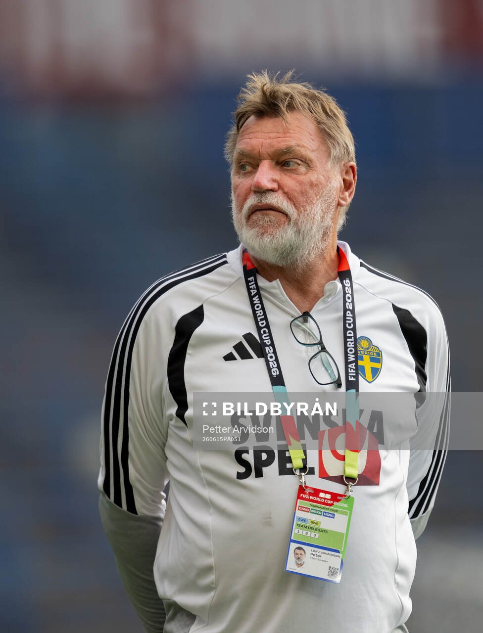 Peter Loxvi Johansson, Equipment manager of the Swedish