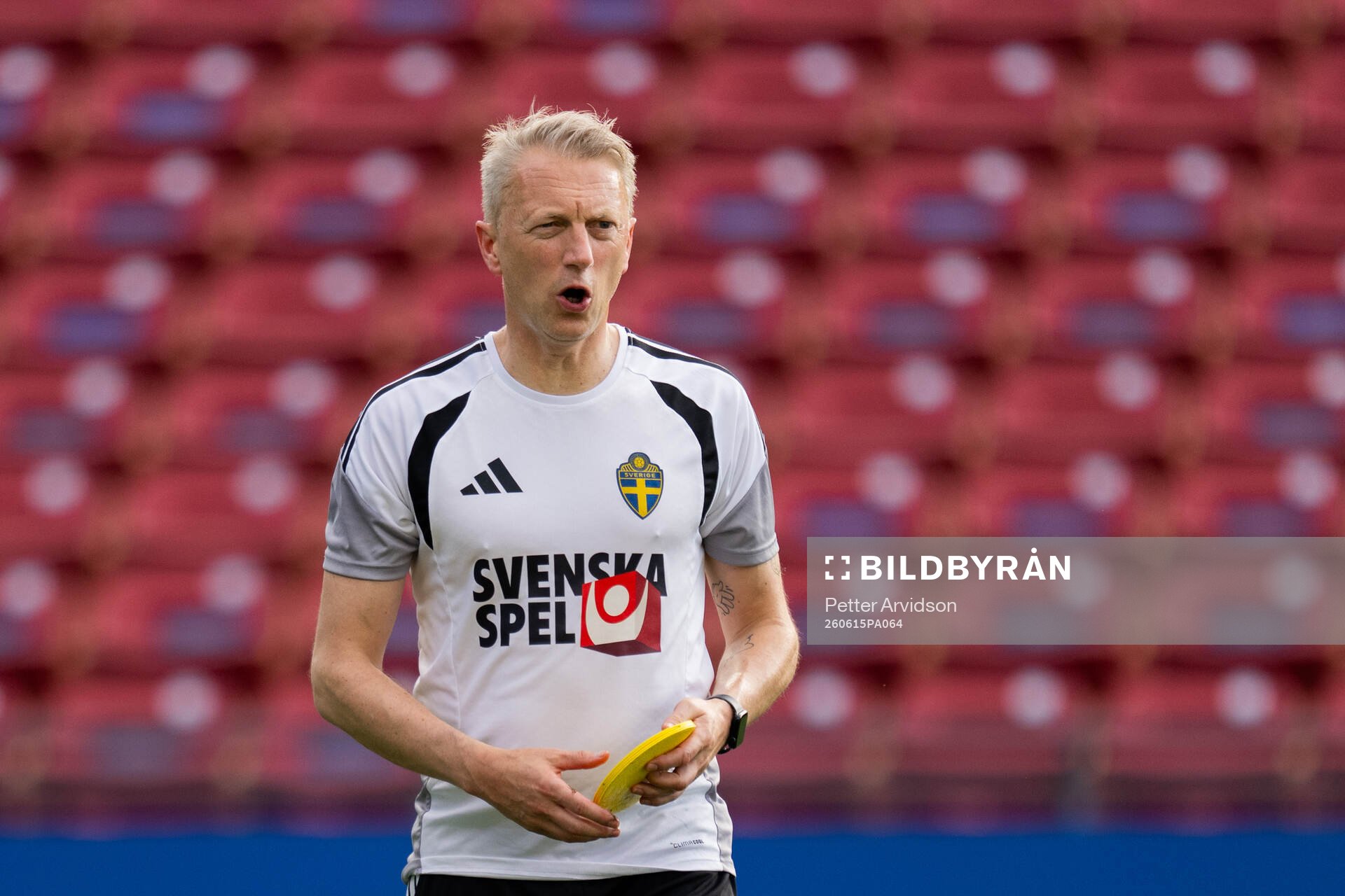 Performance manager Niklas Egnell of the Swedish national