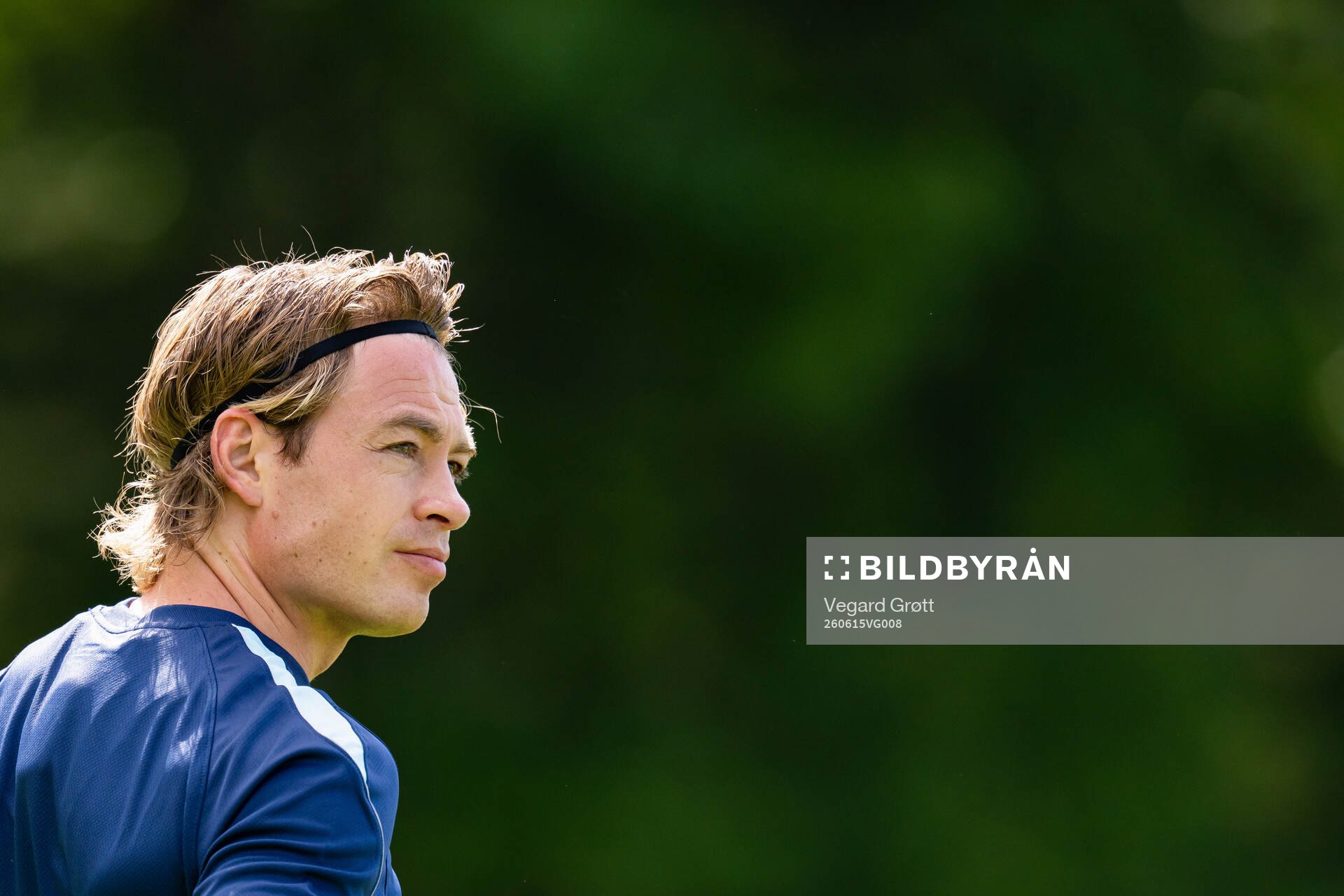 Patrick Berg of the Norwegian national football team at a