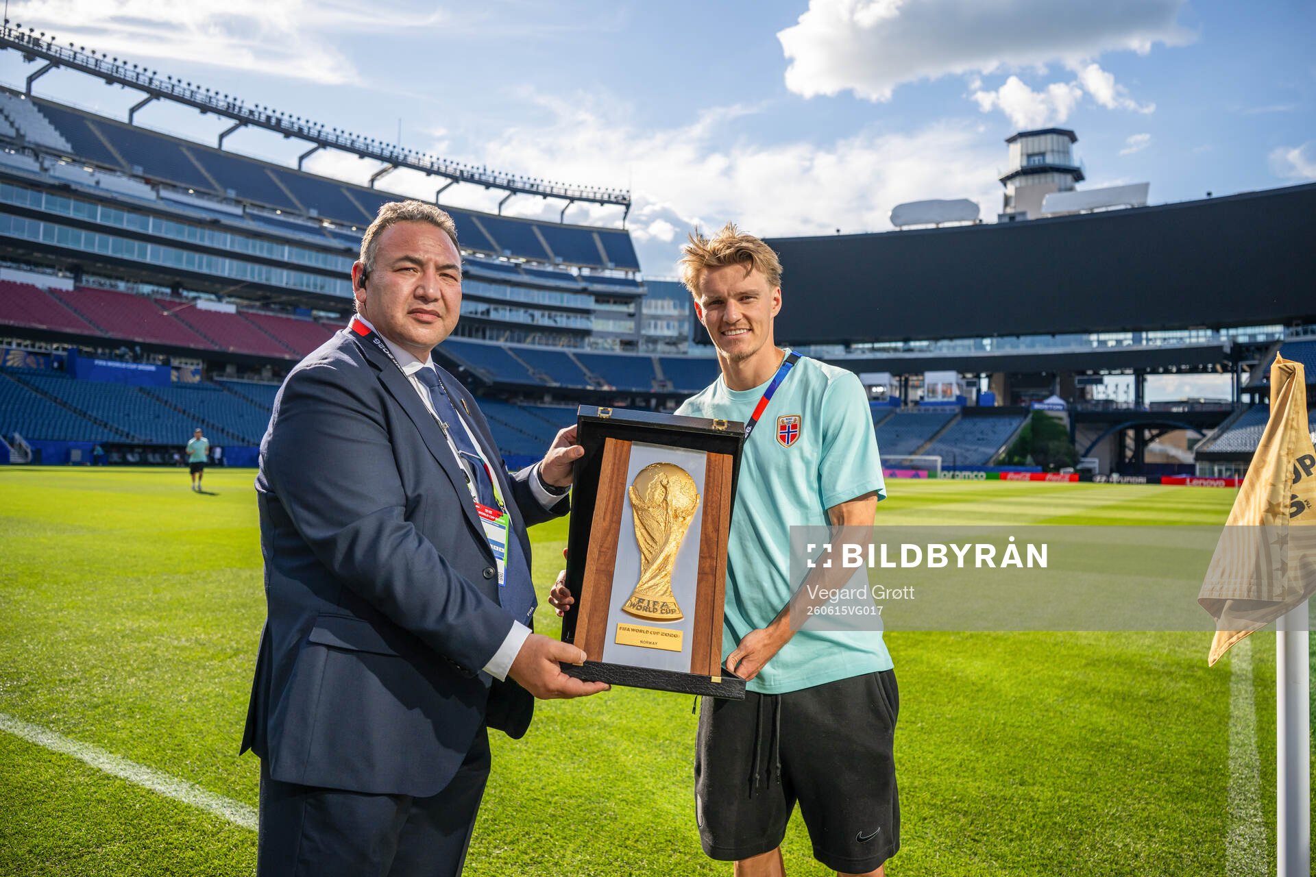 Martin Ødegaard of the Norwegian national football team at