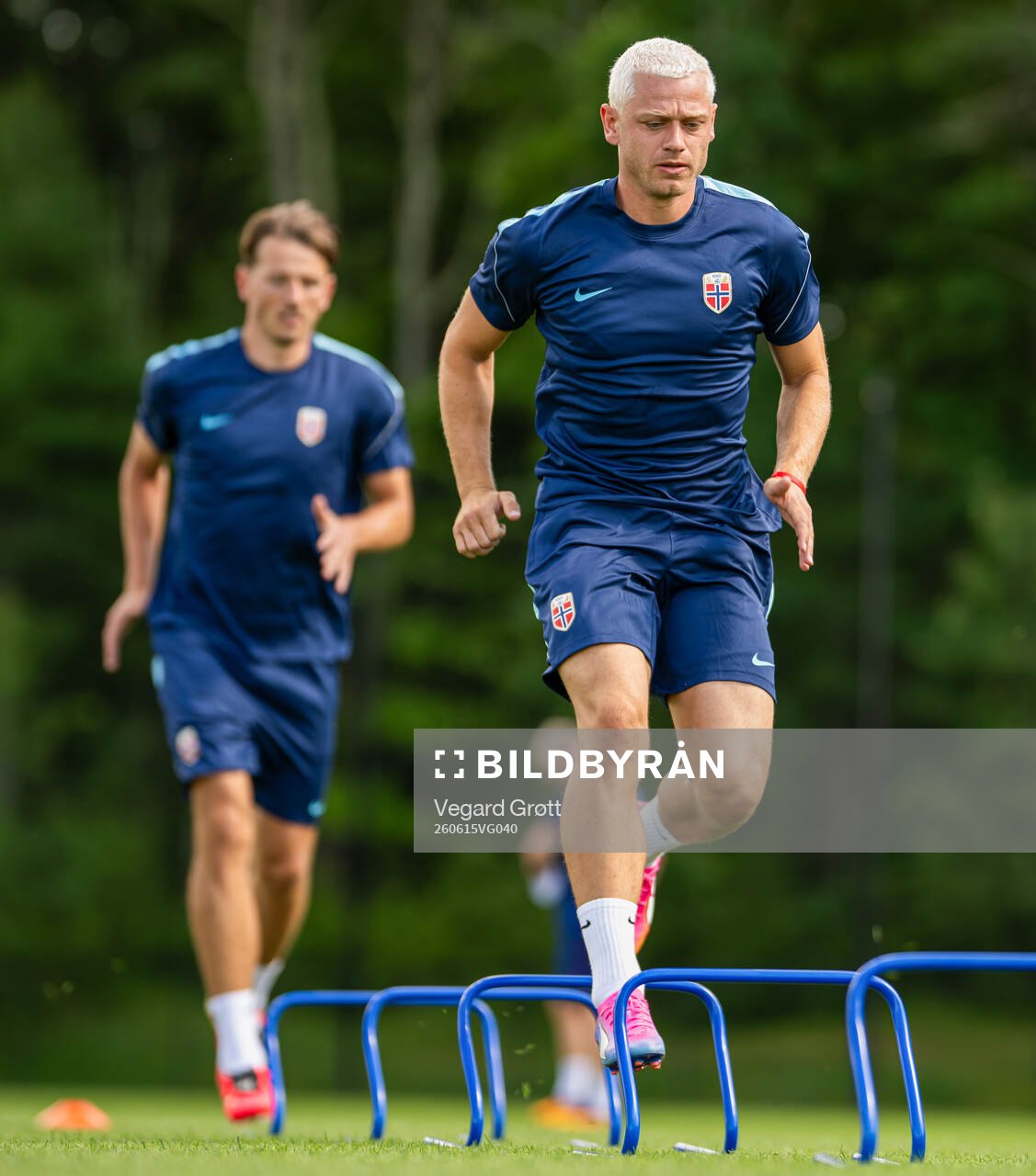 Julian Ryerson of the Norwegian national football team at a