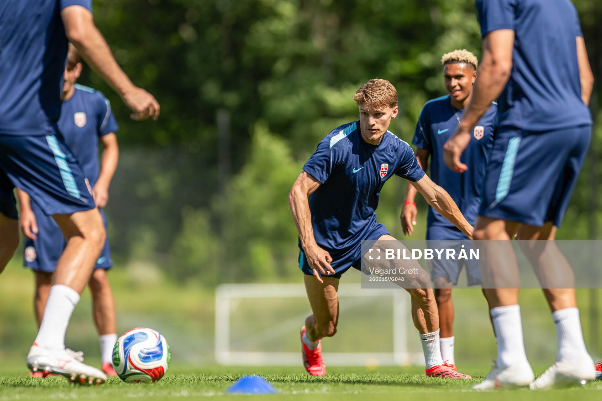 Martin Ødegaard of the Norwegian national football team at