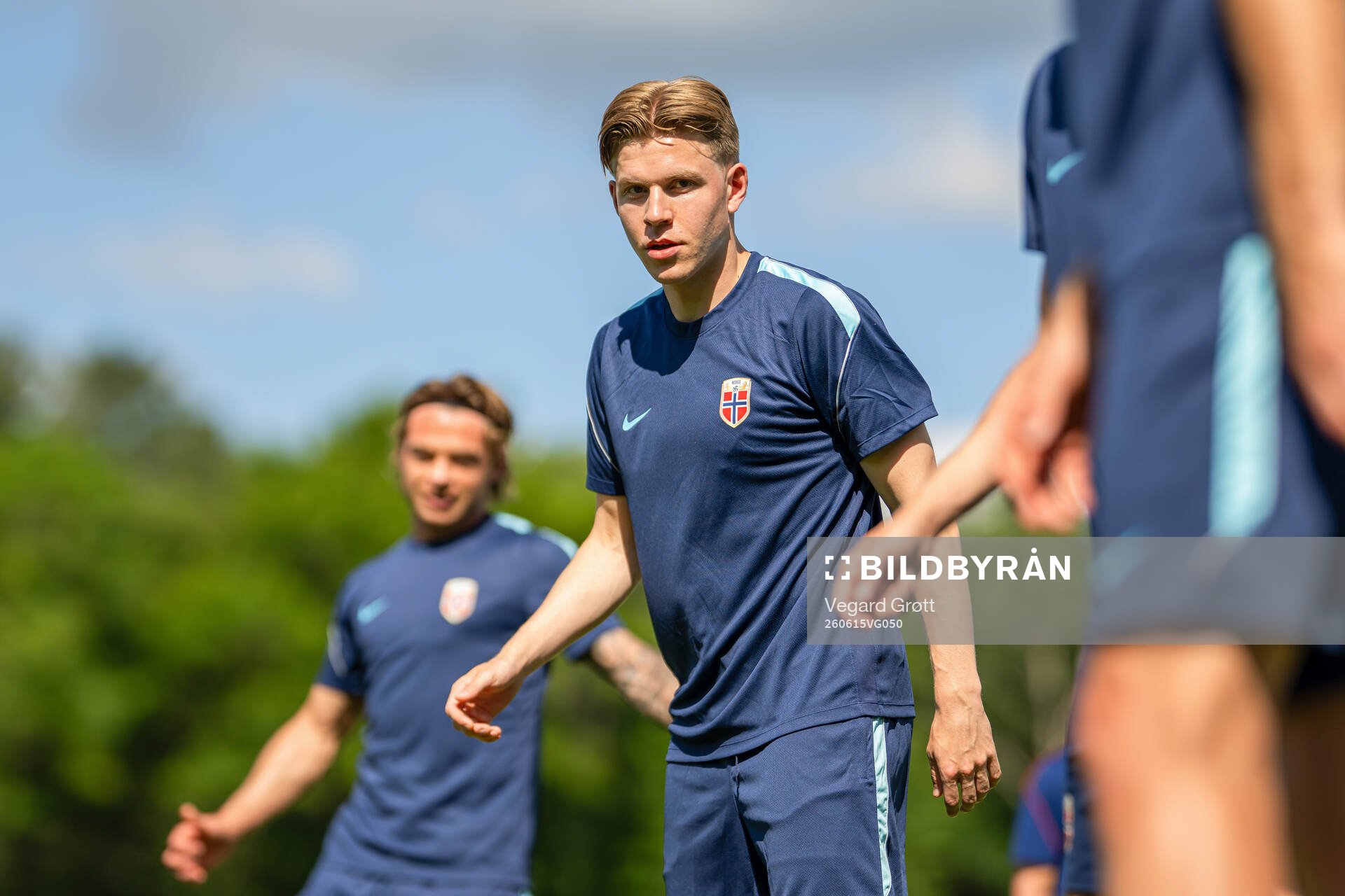 Jens Petter Hauge of the Norwegian national football team