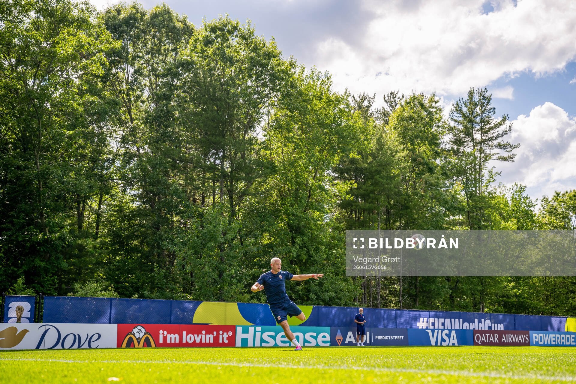 Julian Ryerson of the Norwegian national football team at a
